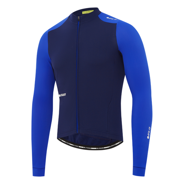 All Day Winter Long Sleeved Jersey Navy/Fluro feature display