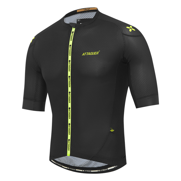 ULTRA+ Climbers Jersey Black/Acid Lime feature display