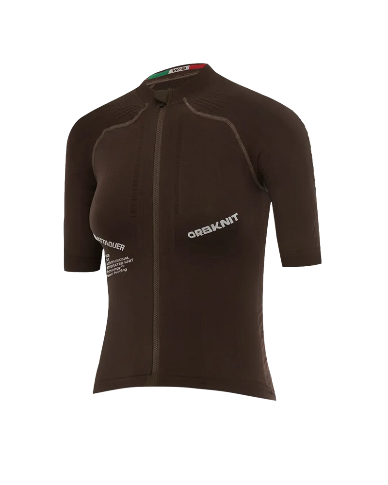 OrbKnit™️ Womens Race Jersey Brown