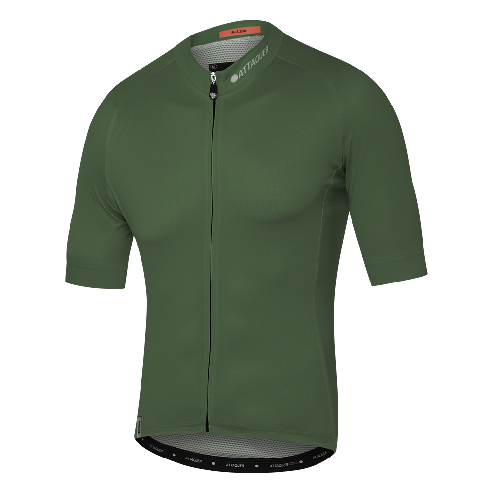 Attaquer Mens A-Line Jersey Olive feature display