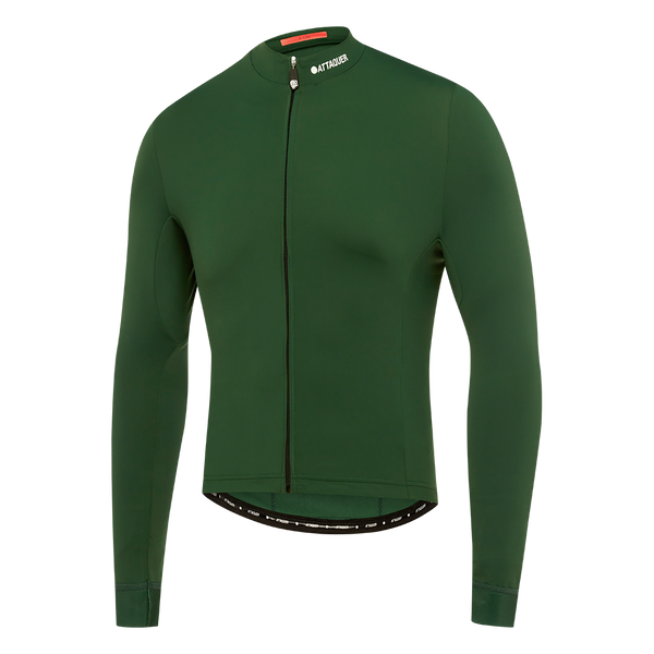 Attaquer Mens A-Line Winter LS Jersey 2.0 Olive feature