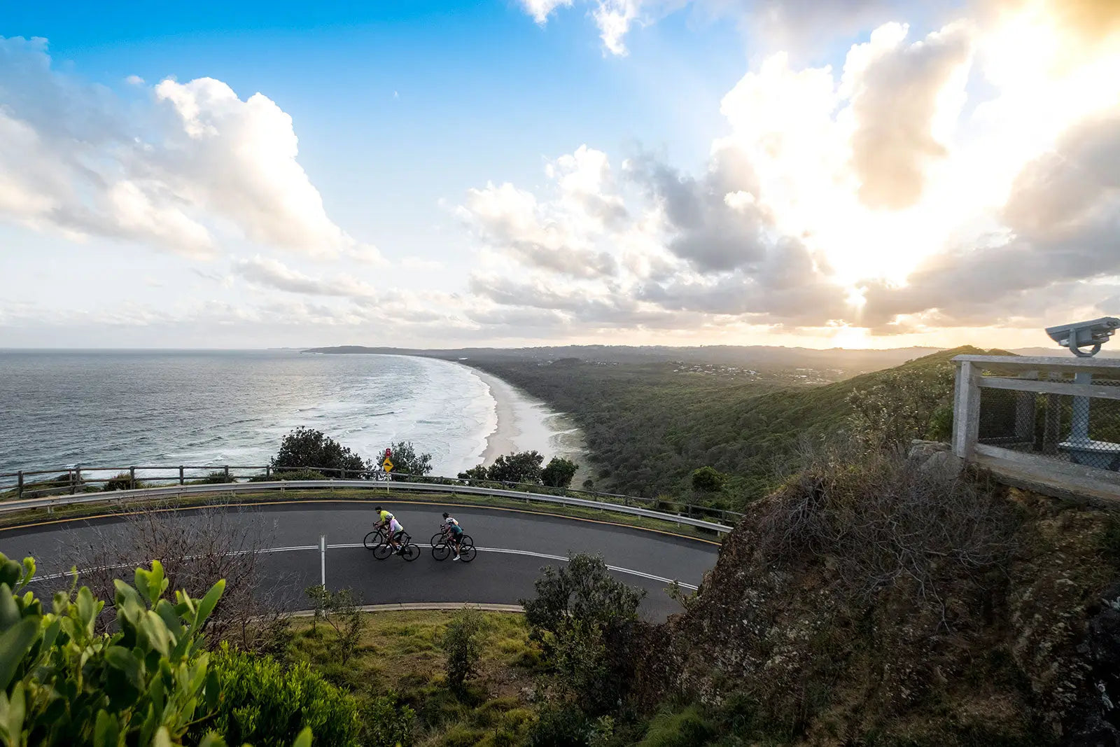 Over the hills at Byron Bay