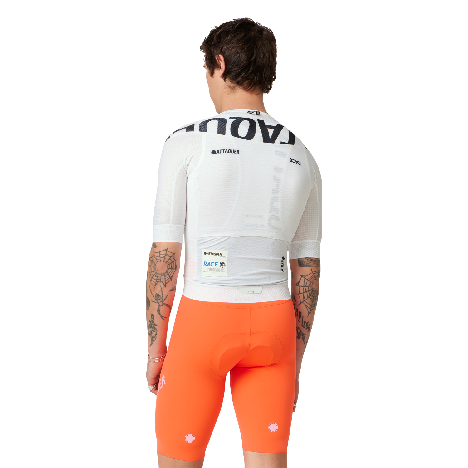 Race Jersey White Attaquer Cycling Jersey
