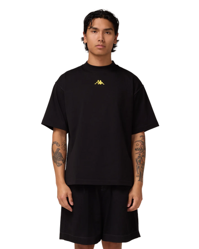 ATQ KAPPA SS Outline Black Tee-Attaquer-Attaquer