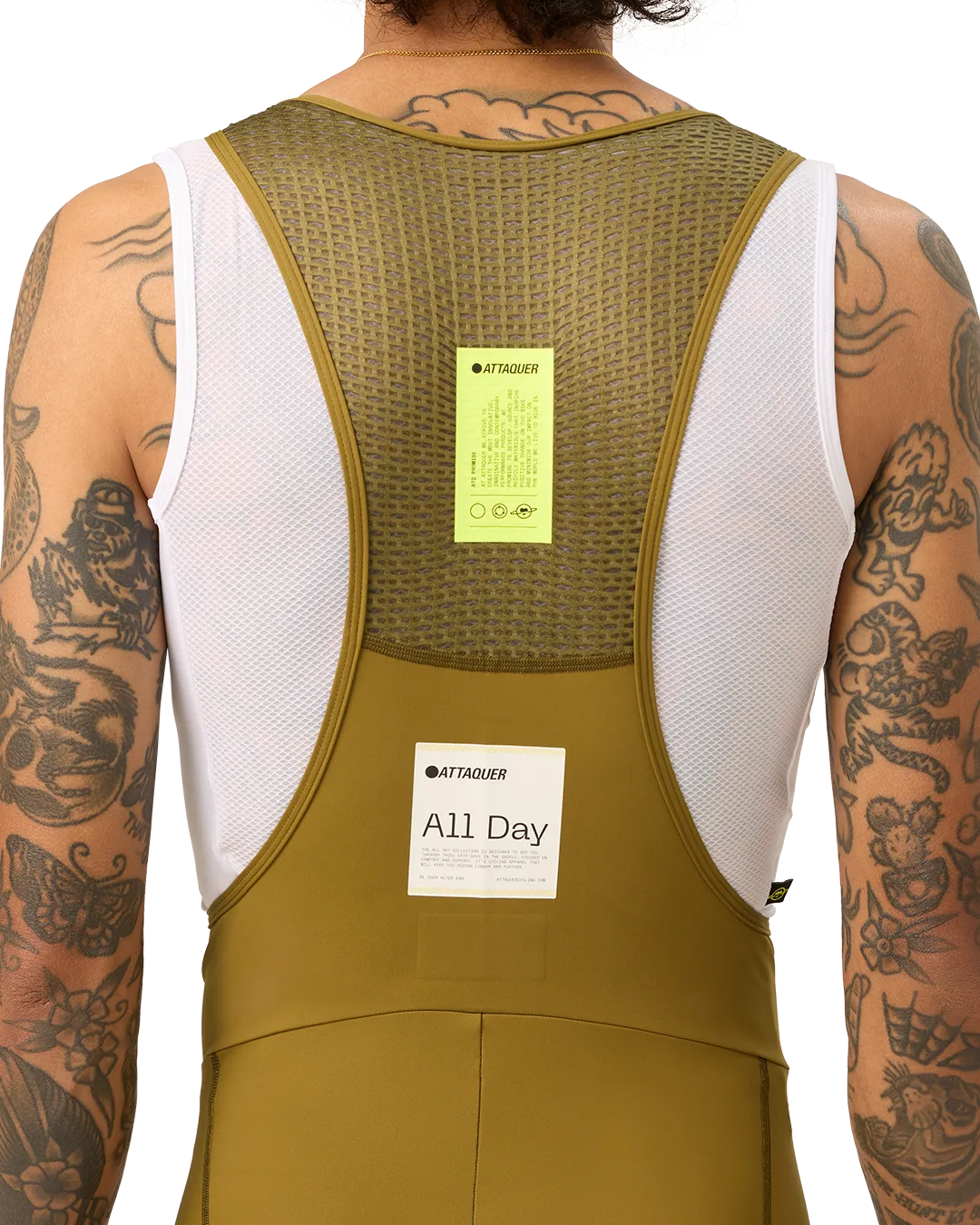 All Day 3/4 Bib Moss-Attaquer Dead Stock-Attaquer