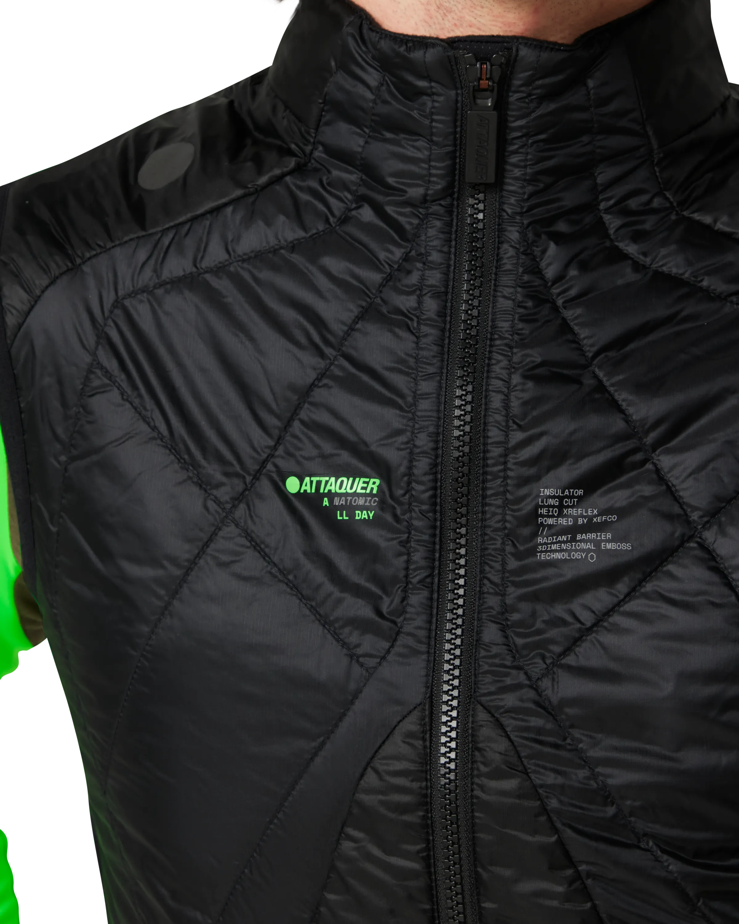 All Day Anatomic Insulator Gilet Black-Attaquer Dead Stock-Attaquer