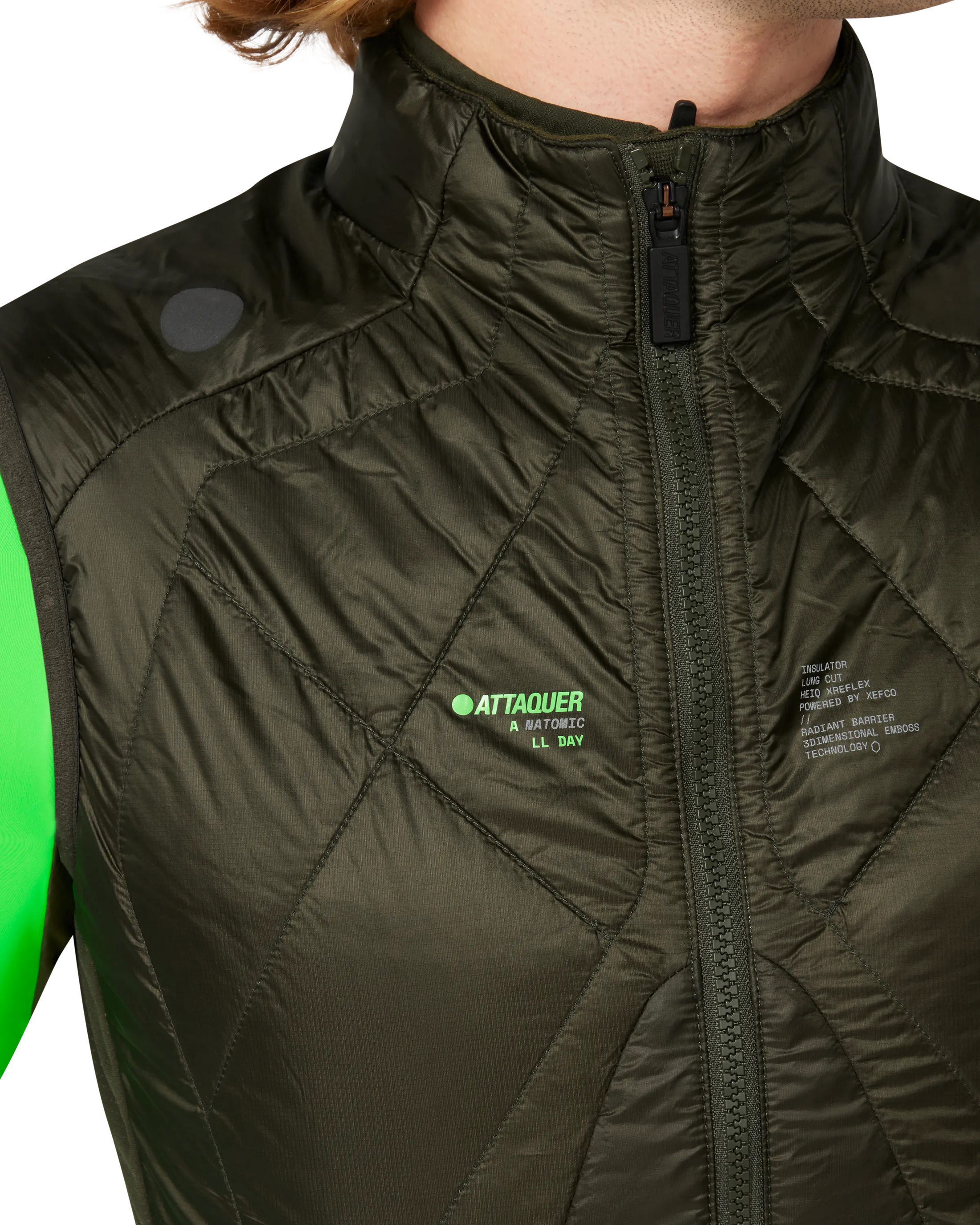 All Day Anatomic Insulator Gilet Pine-Attaquer Dead Stock-Attaquer