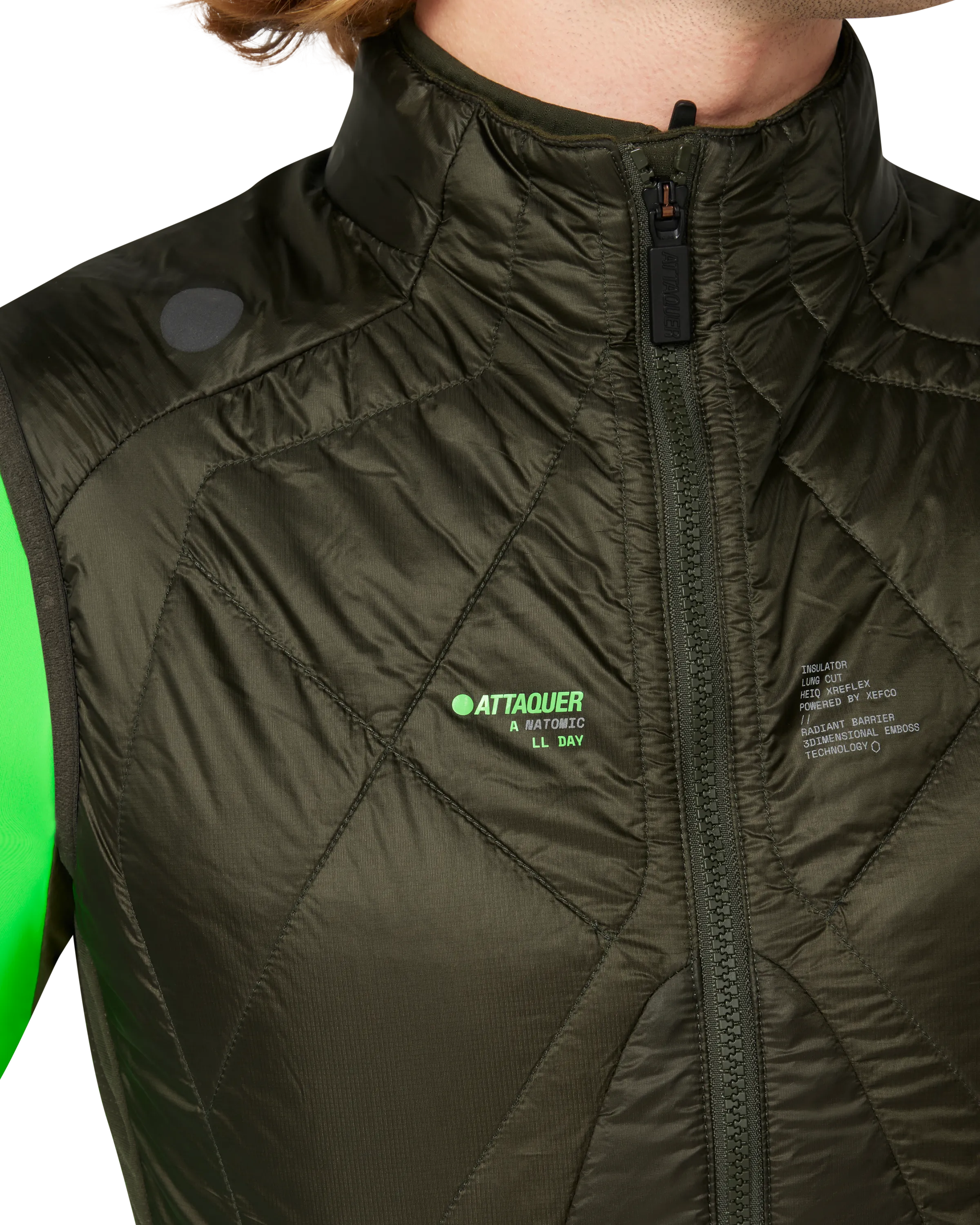 All Day Anatomic Insulator Gilet Pine-Attaquer Dead Stock-Attaquer