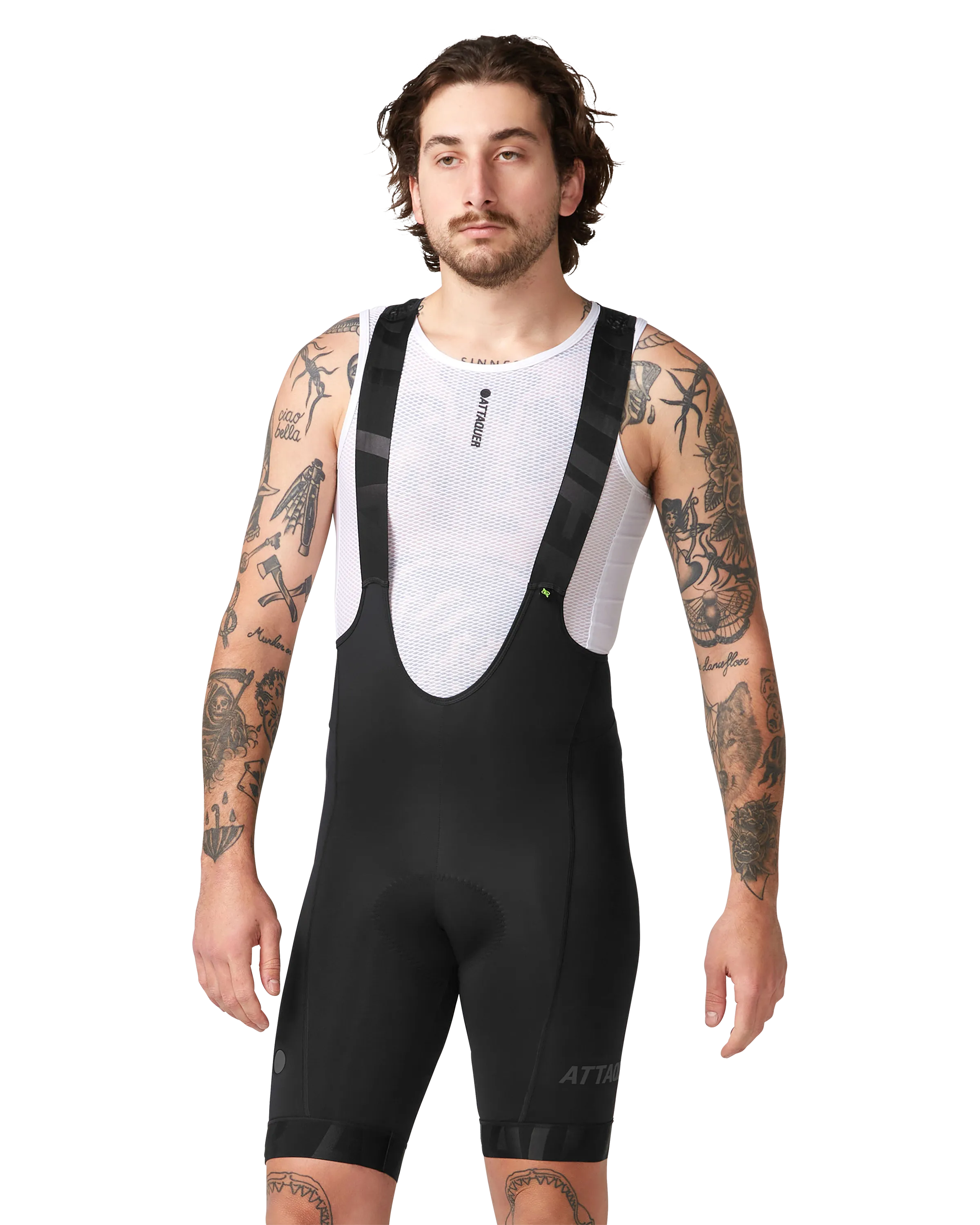 All Day Bib Short Black/Tonal-Attaquer-Attaquer