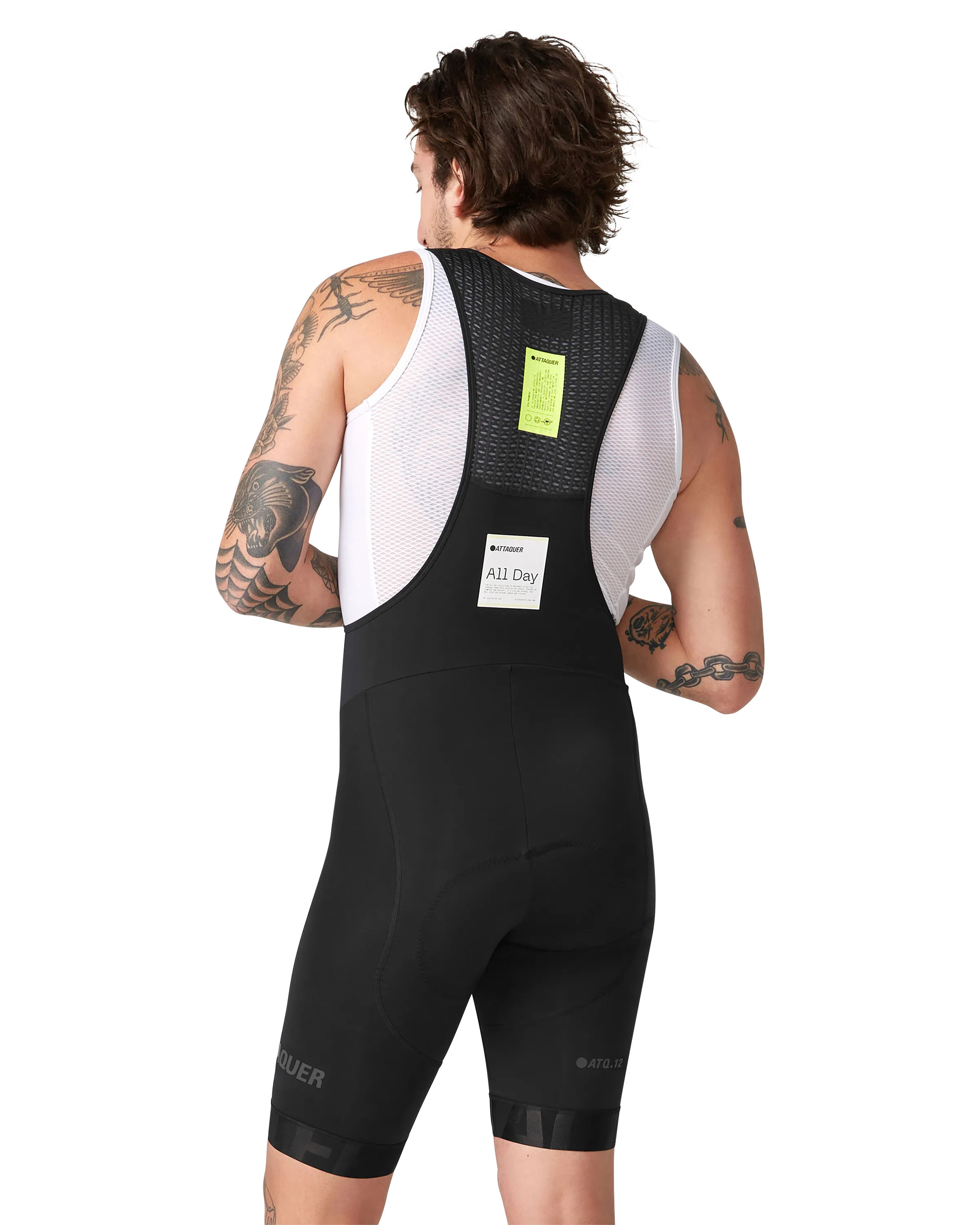 All Day Bib Short Black/Tonal-Attaquer-Attaquer