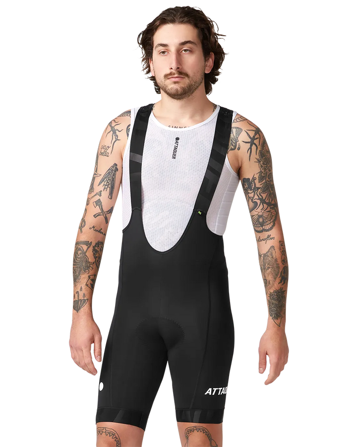 All Day Bib Short Black/White-Attaquer-Attaquer