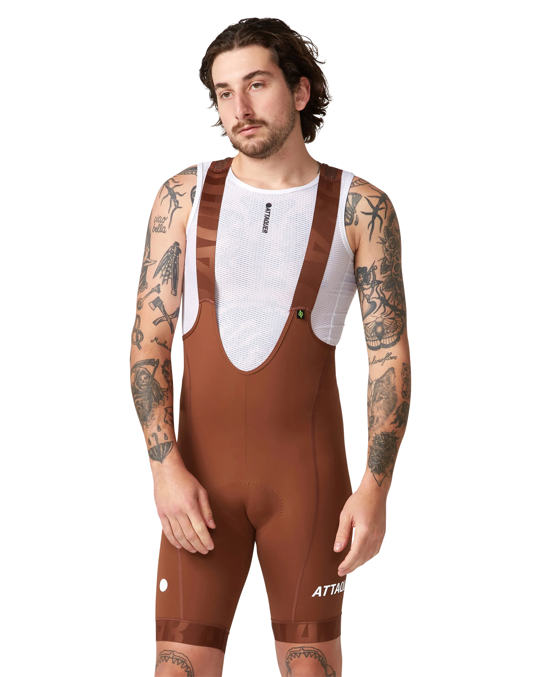 All Day Bib Short Burnt Orange-Attaquer-Attaquer