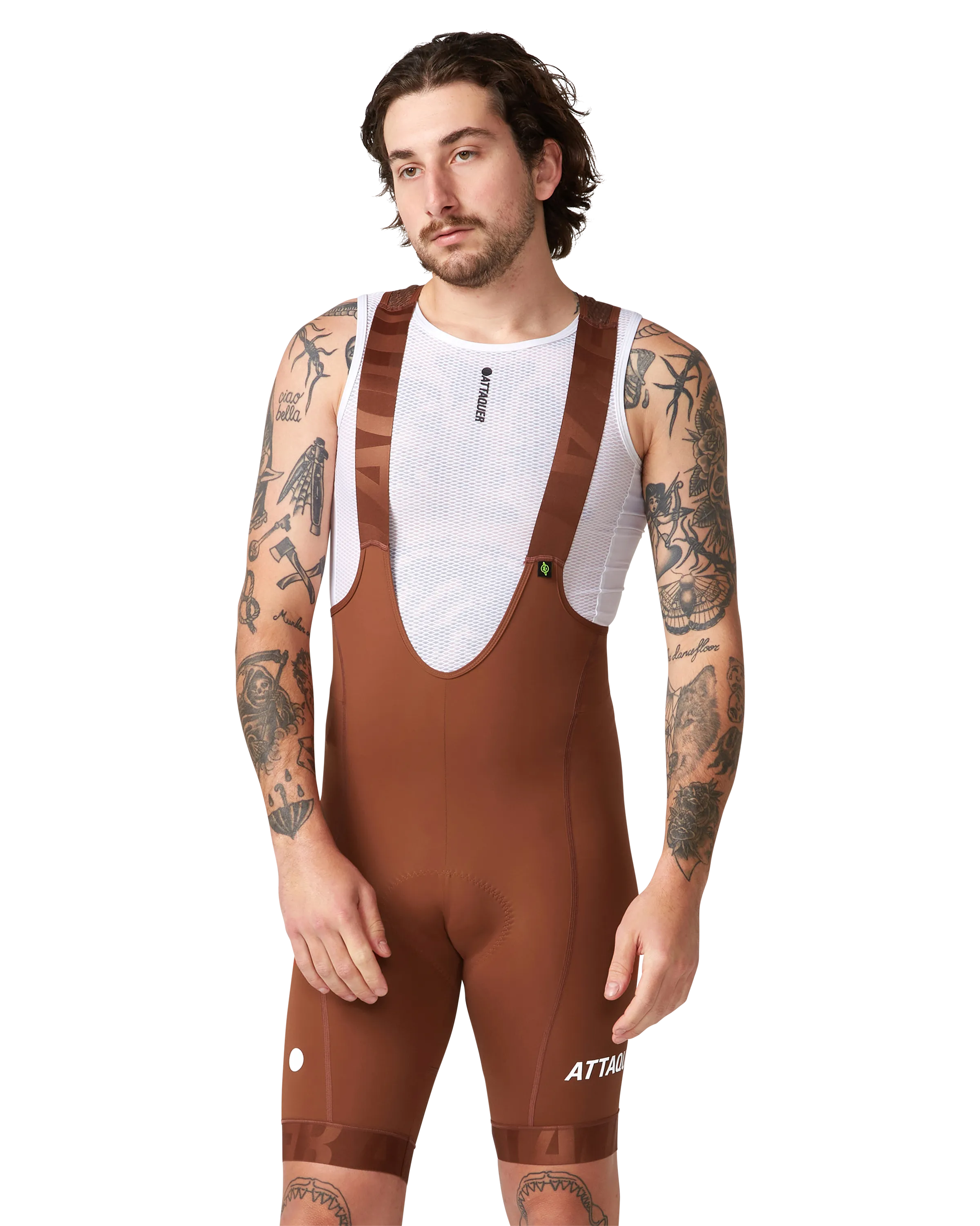 All Day Bib Short Burnt Orange-Attaquer-Attaquer