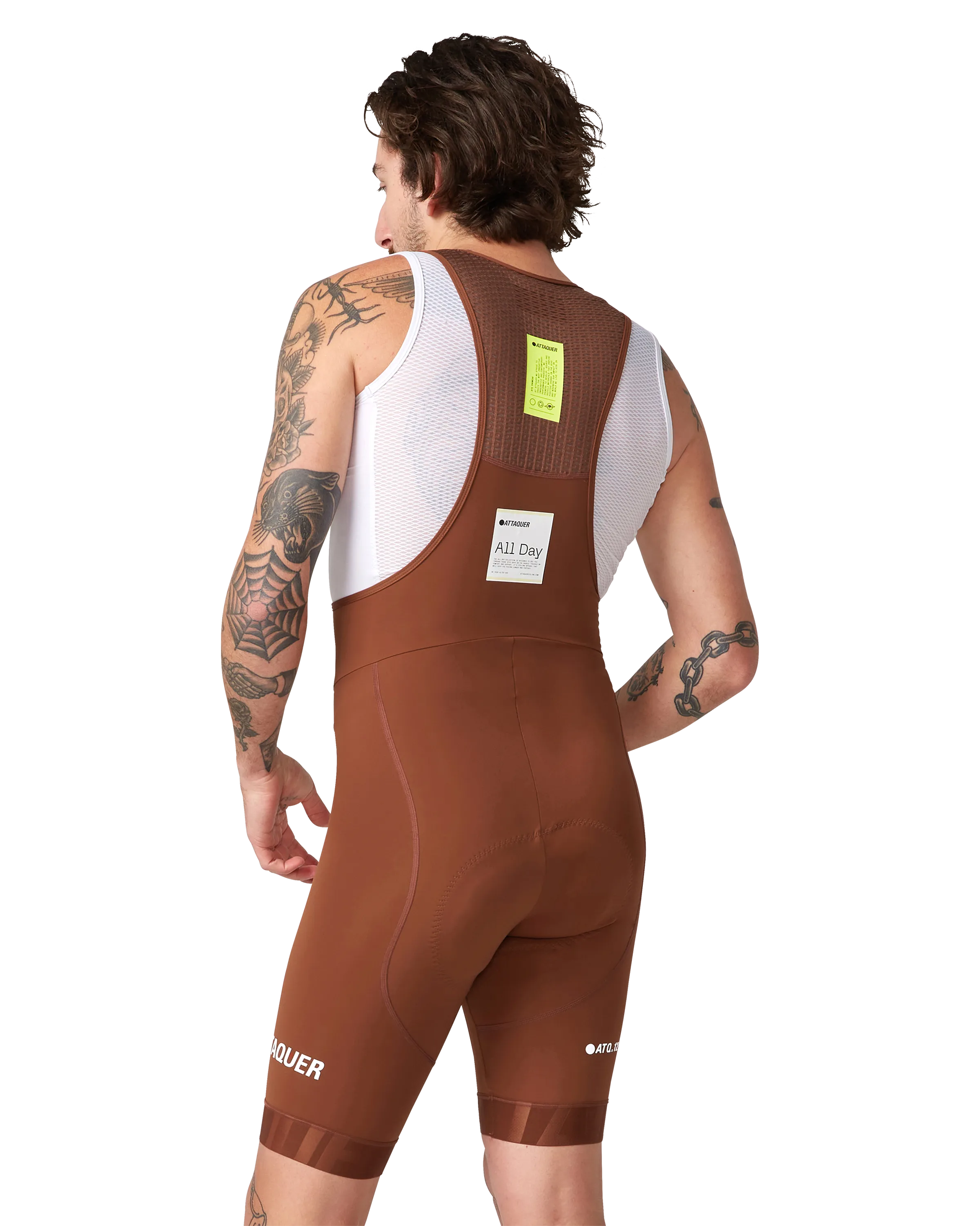 All Day Bib Short Burnt Orange-Attaquer-Attaquer