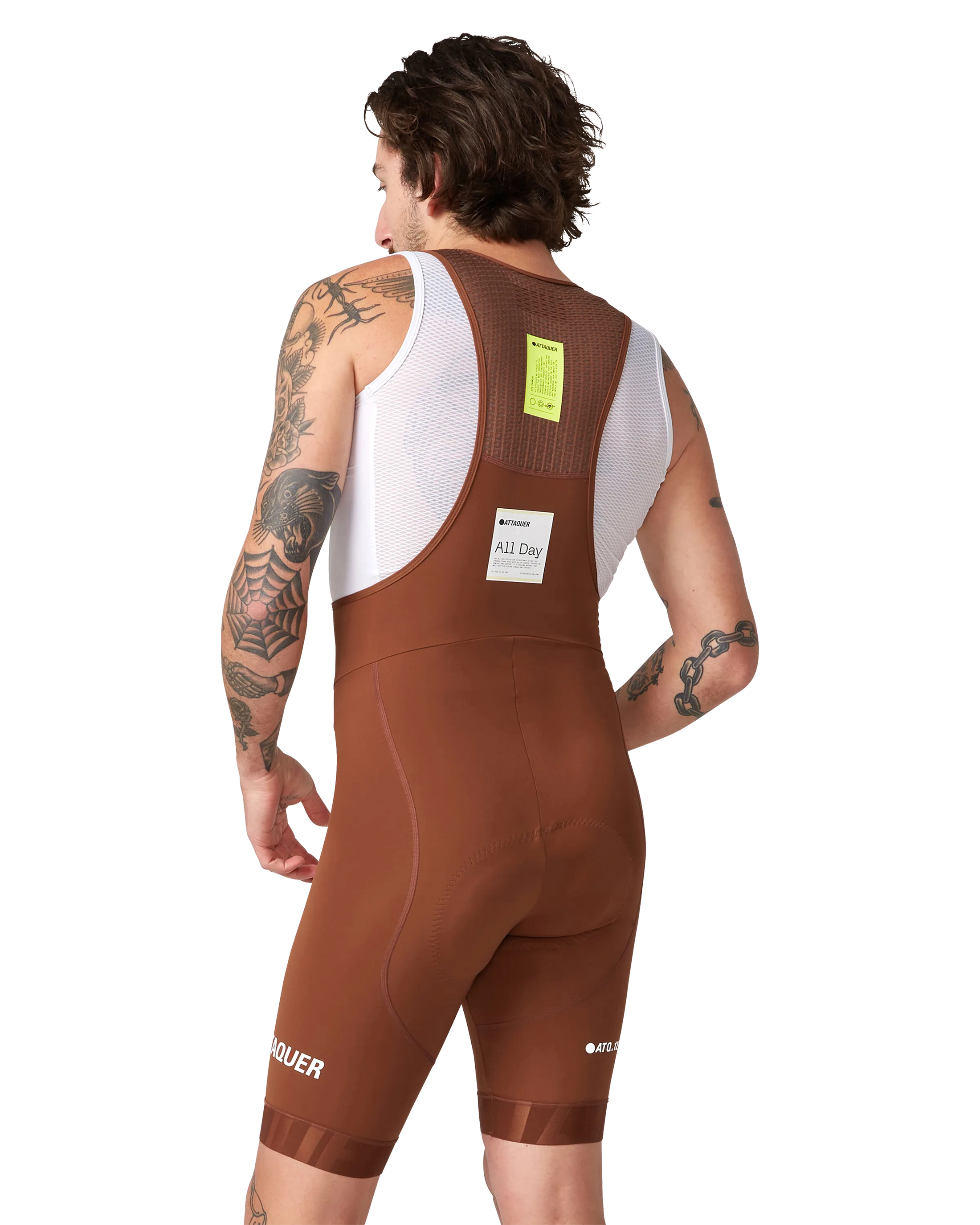 All Day Bib Short Burnt Orange-Attaquer Dead Stock-Attaquer