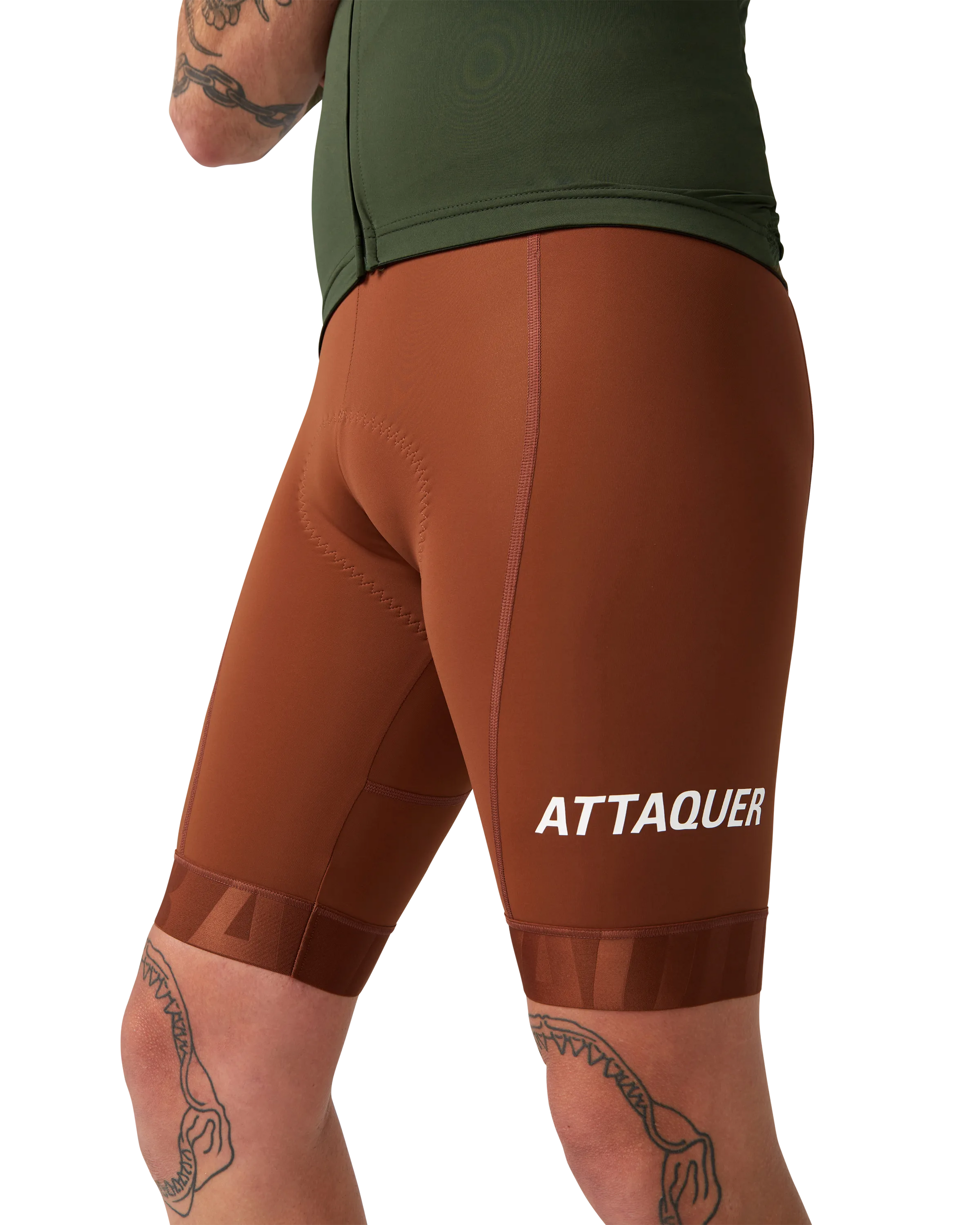 All Day Bib Short Burnt Orange-Attaquer Dead Stock-Attaquer