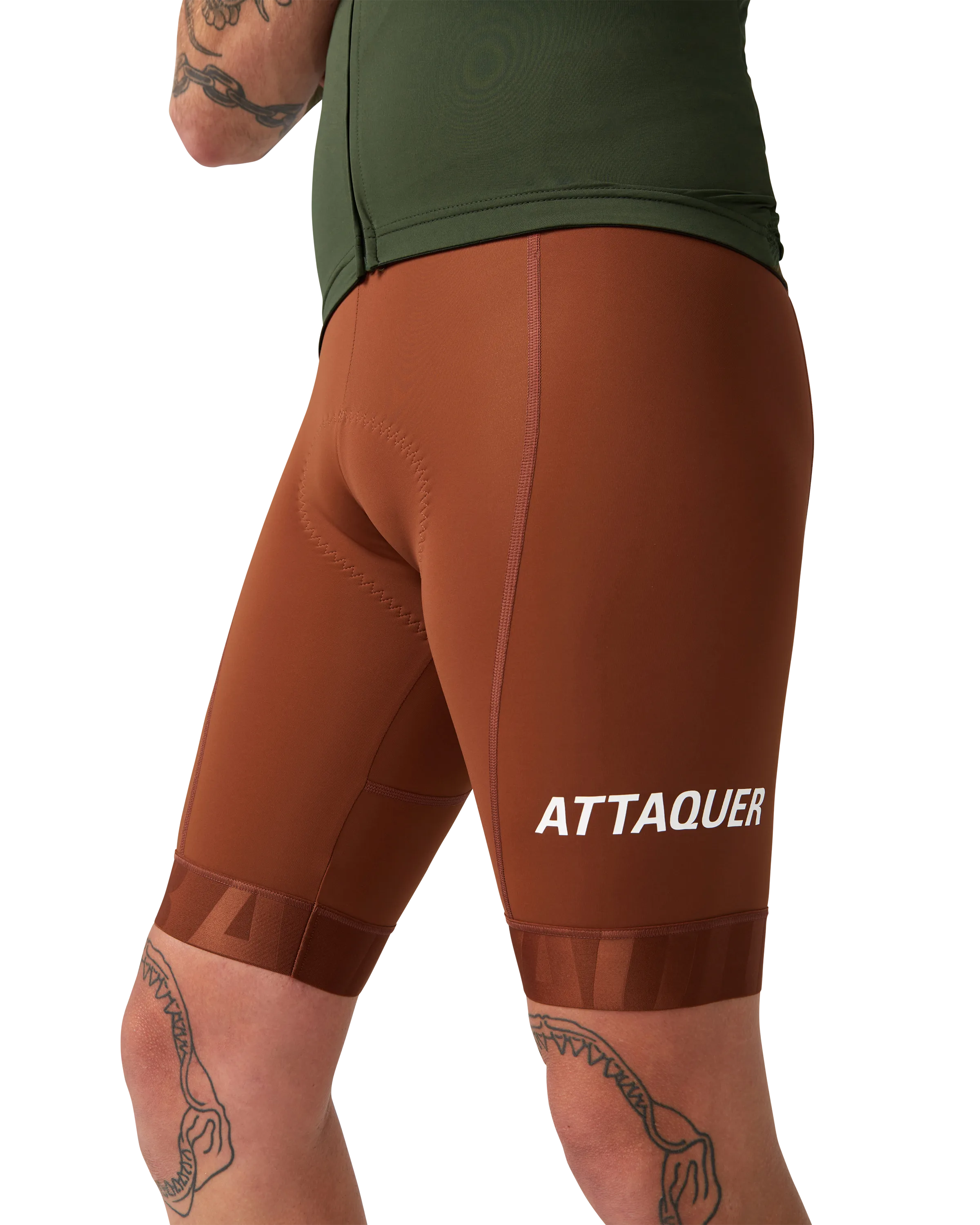 All Day Bib Short Burnt Orange-Attaquer Dead Stock-Attaquer