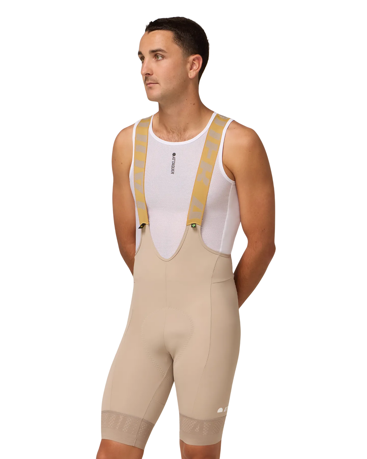 All Day Bib Short Eggshell-Attaquer-Attaquer