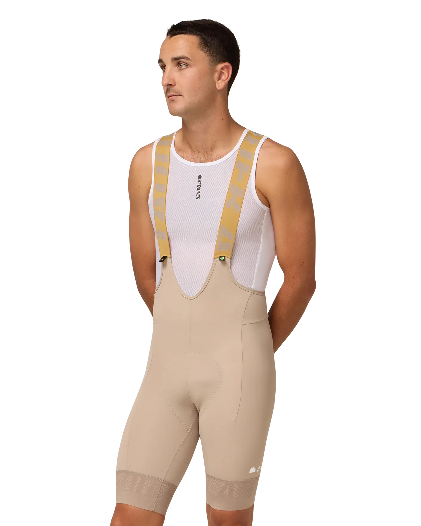 All Day Bib Short Eggshell-Attaquer-Attaquer
