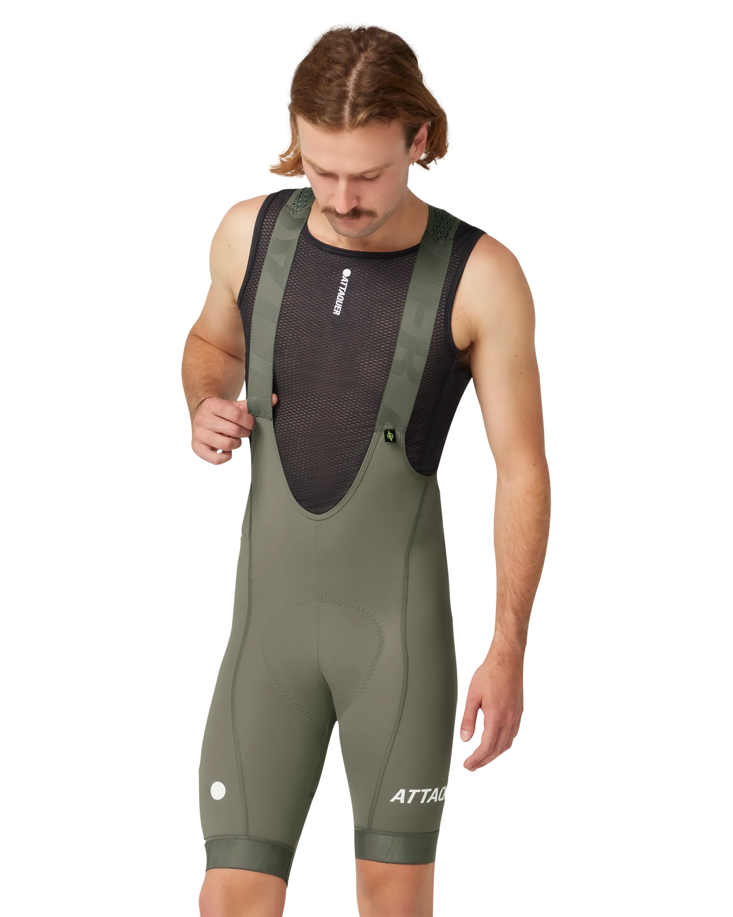 All Day Bib Short Grey Smoke-Attaquer-Attaquer