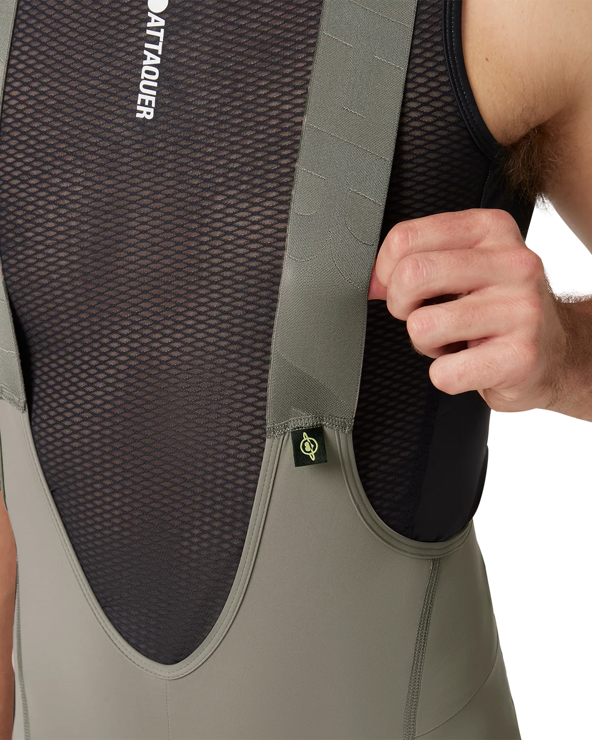 All Day Bib Short Grey Smoke-Attaquer-Attaquer