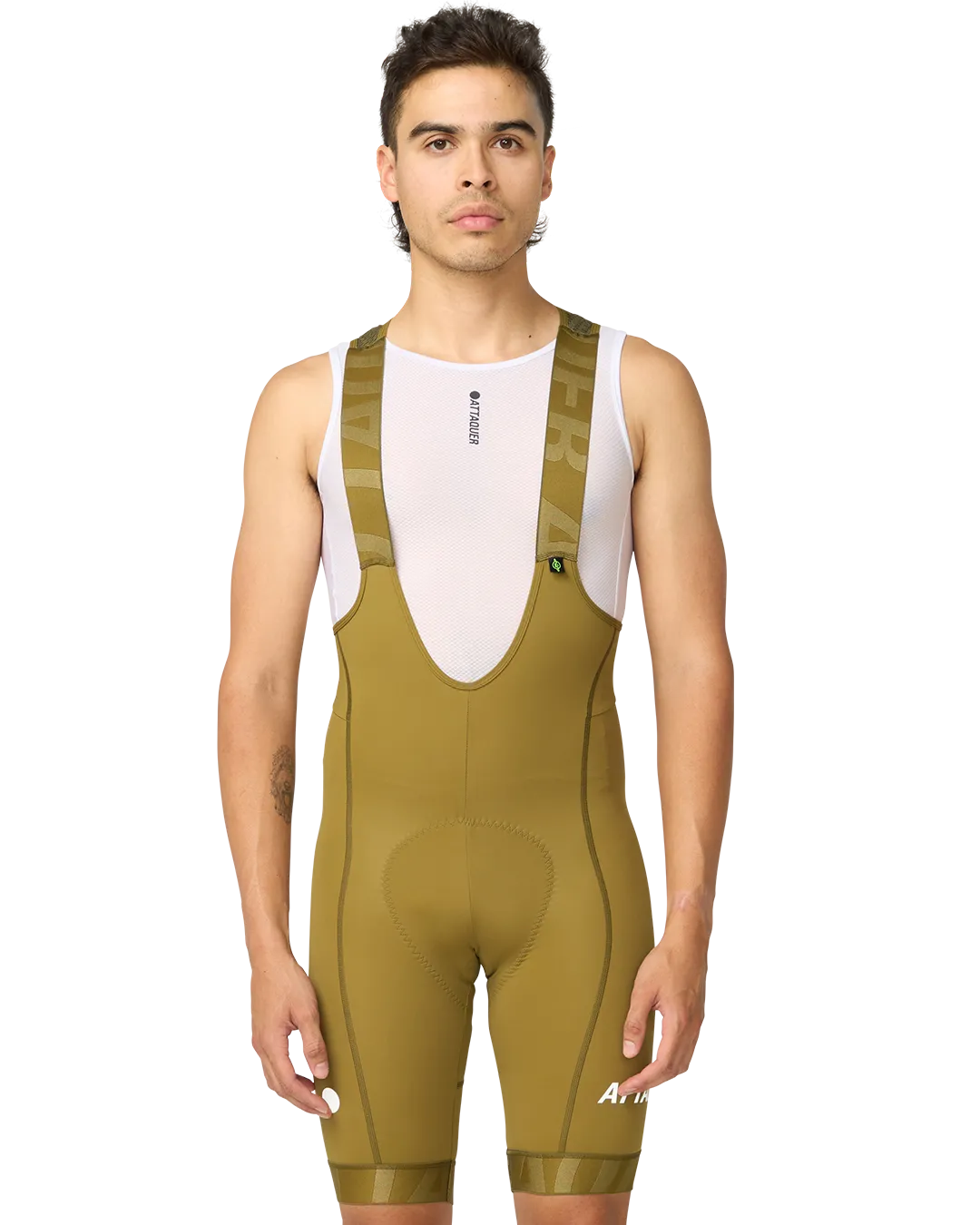 All Day Bib Short Moss-Attaquer-Attaquer
