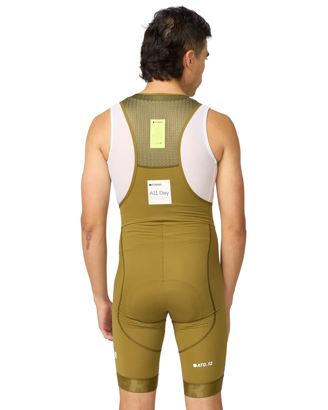 All Day Bib Short Moss-Attaquer Dead Stock-Attaquer