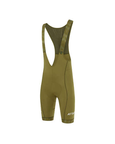 pdp-hide Attaquer Mens All Day Short Cycling Shorts Bib in Moss flat lay