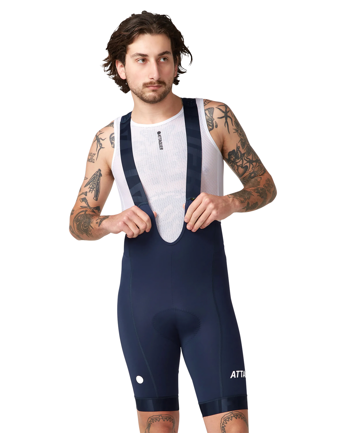 All Day Bib Short Navy-Attaquer Dead Stock-Attaquer