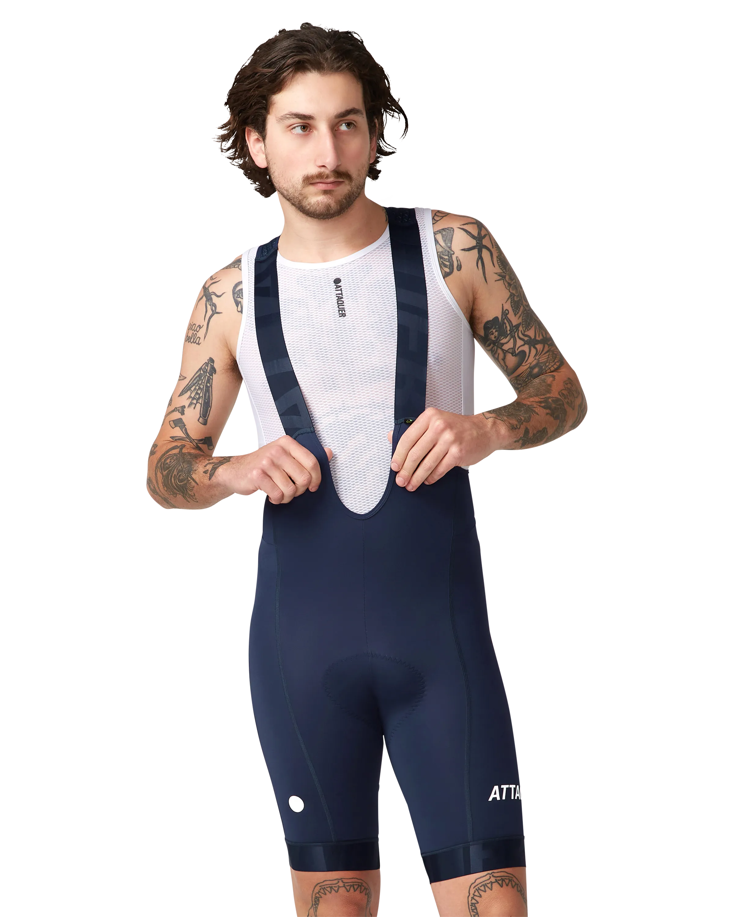 All Day Bib Short Navy-Attaquer Dead Stock-Attaquer
