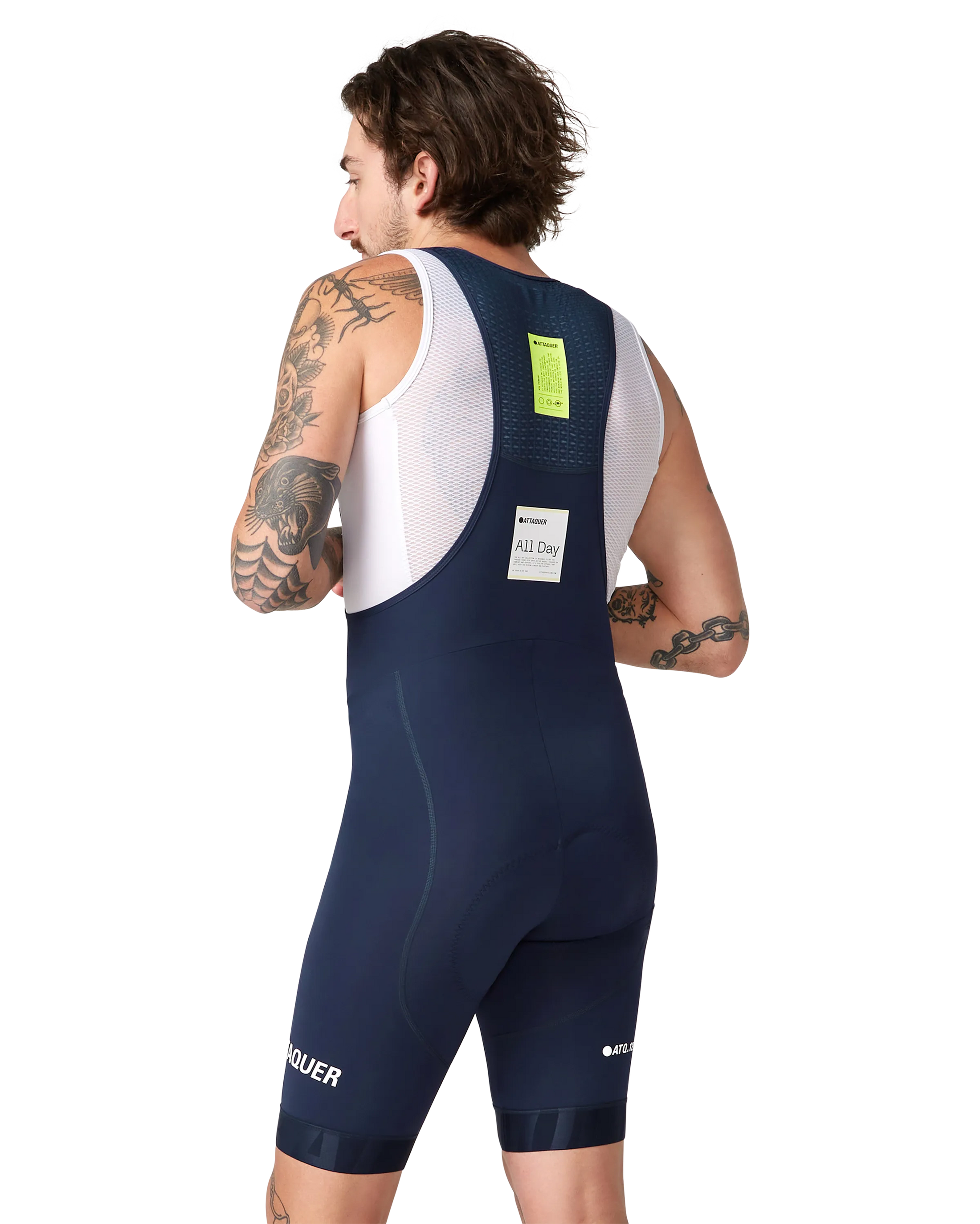 All Day Bib Short Navy-Attaquer Dead Stock-Attaquer