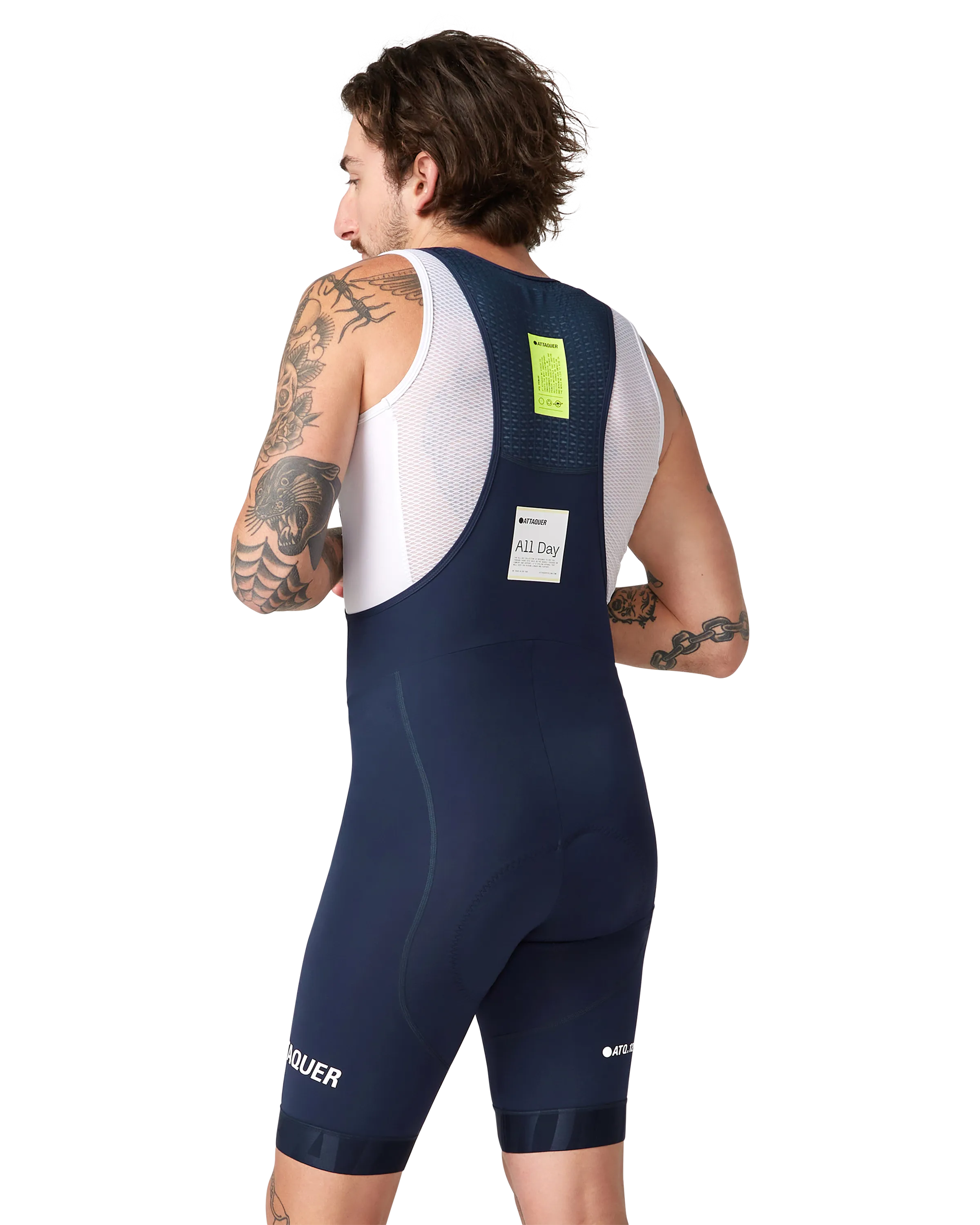 All Day Bib Short Navy-Attaquer Dead Stock-Attaquer