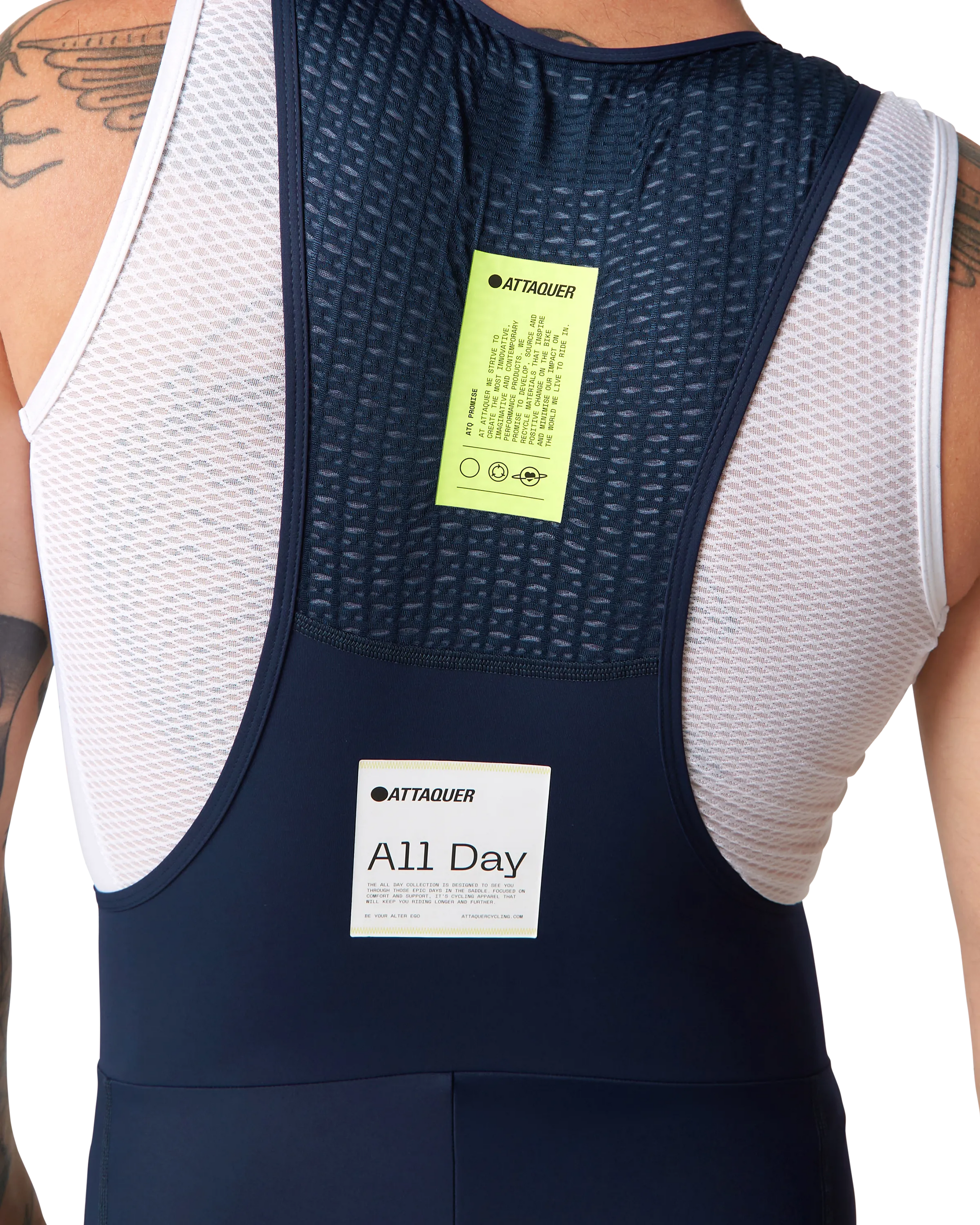 All Day Bib Short Navy-Attaquer Dead Stock-Attaquer