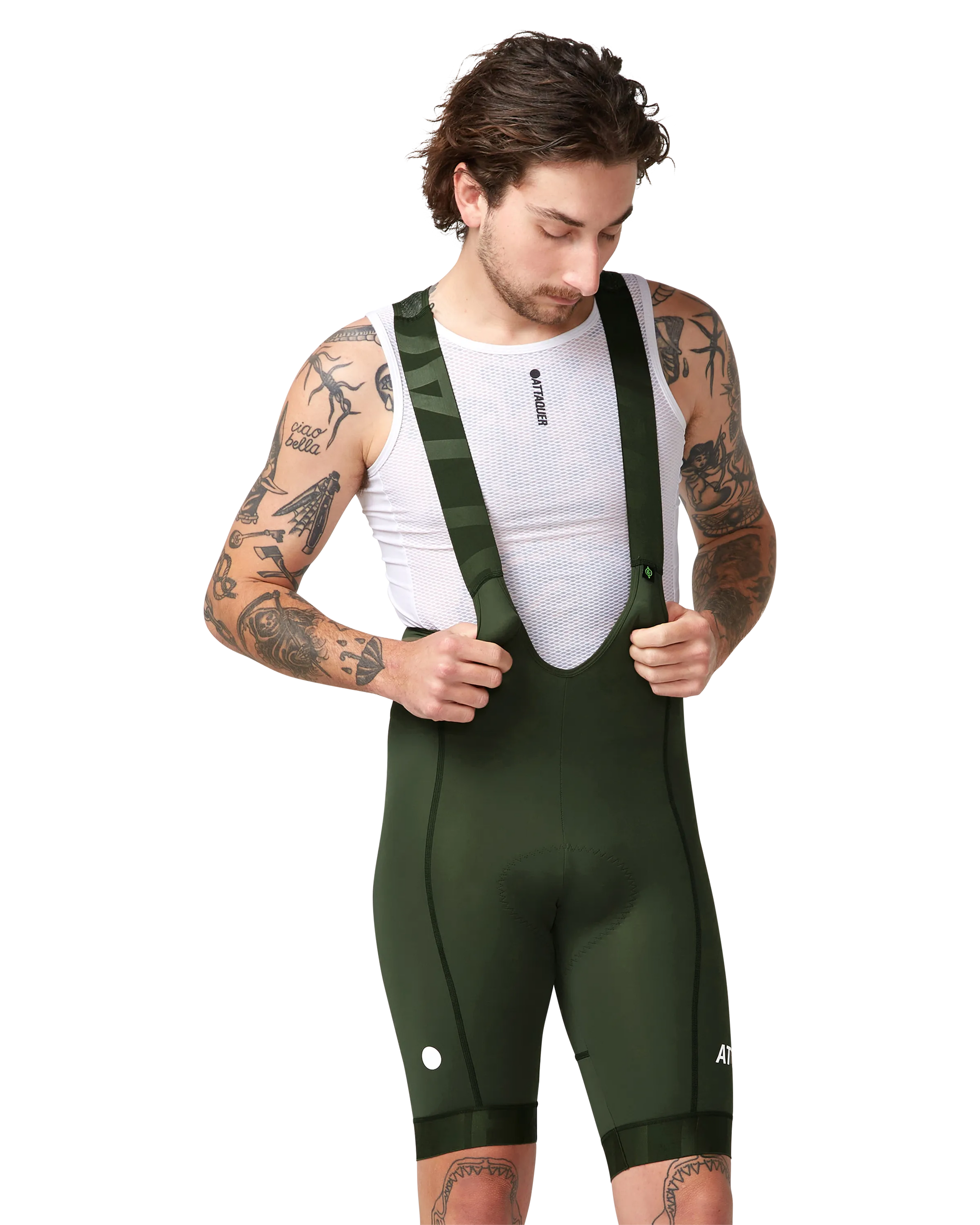 All Day Bib Short Pine-Attaquer Dead Stock-Attaquer