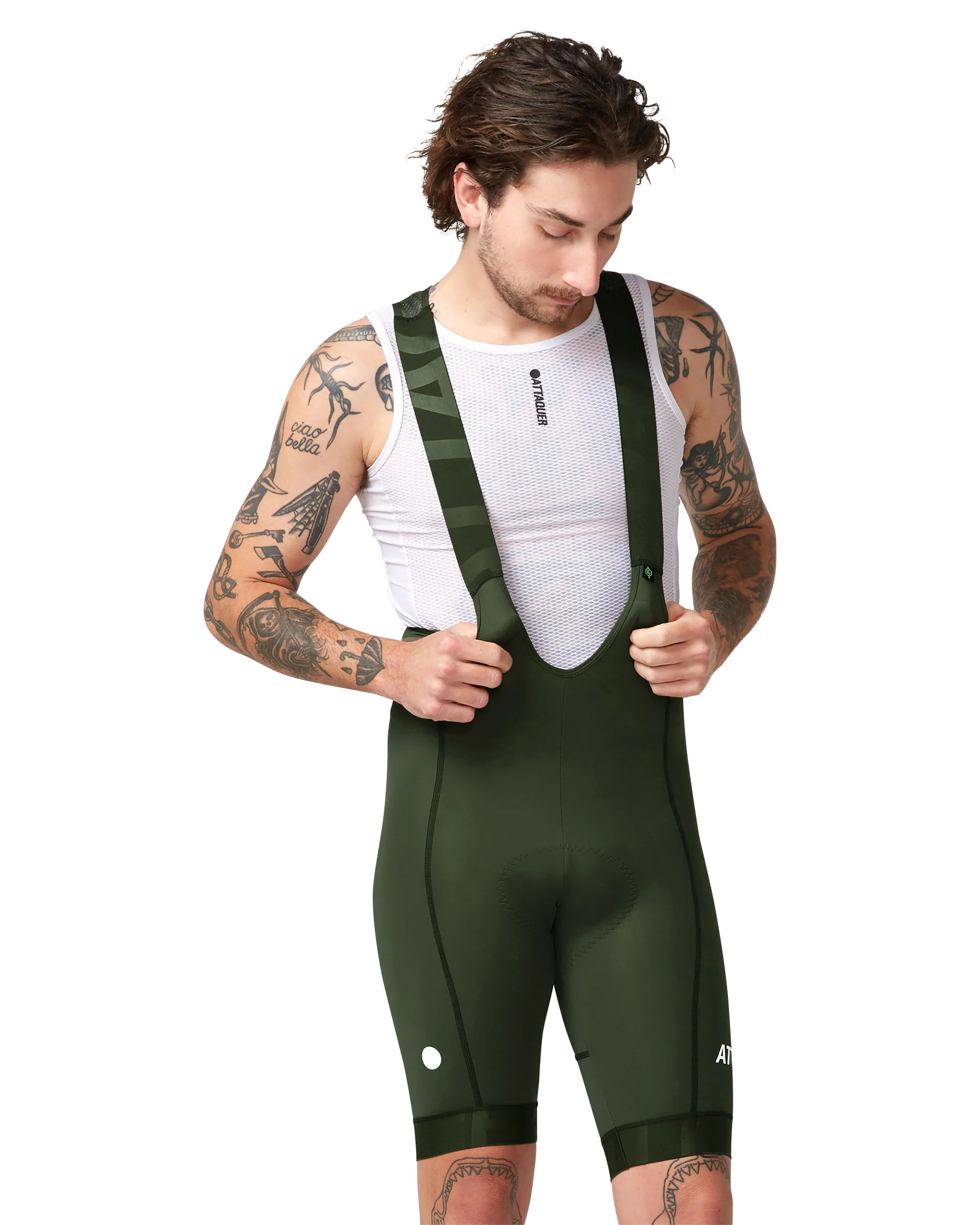 All Day Bib Short Pine-Attaquer Dead Stock-Attaquer