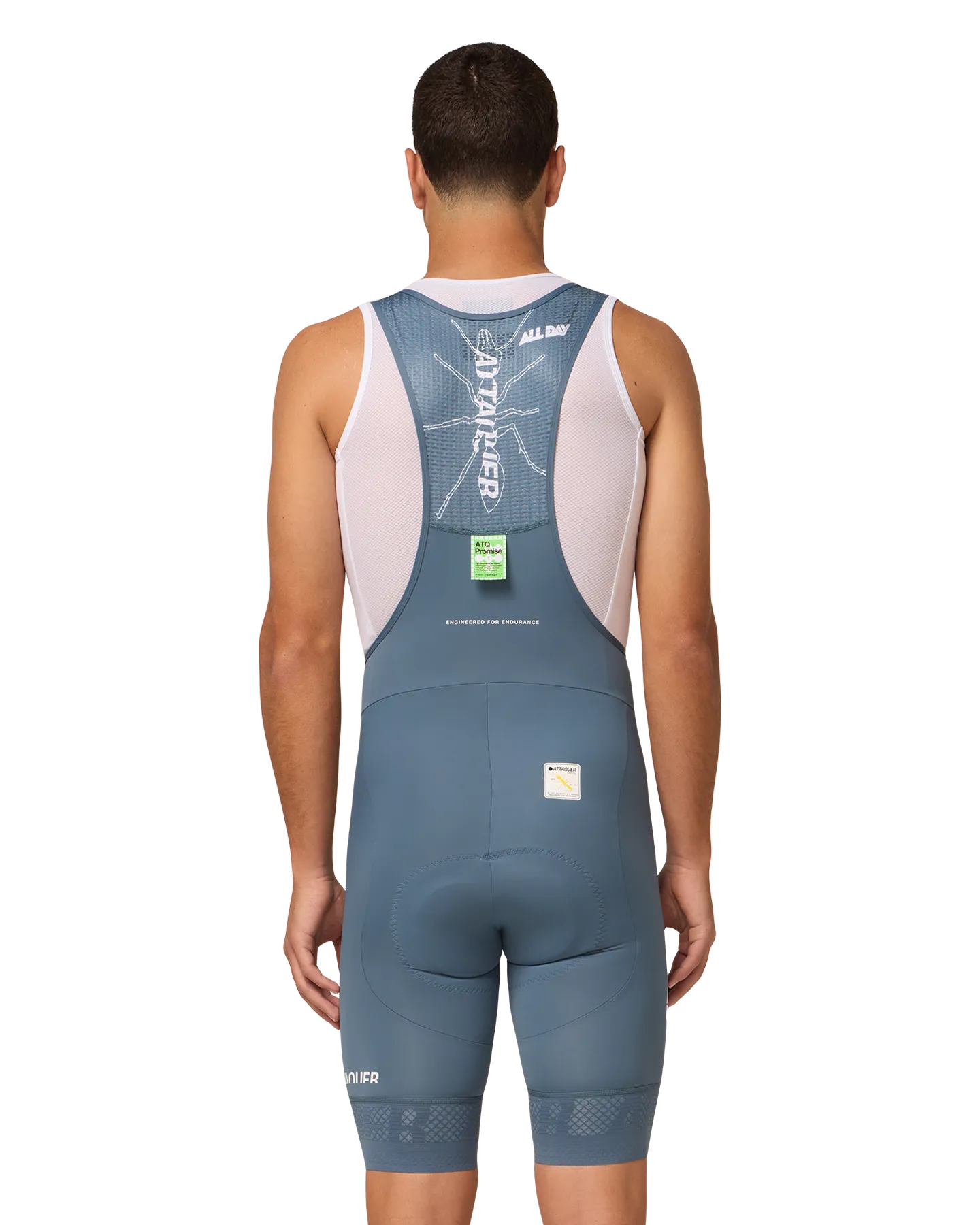 All Day Bib Short Steel-Attaquer-Attaquer