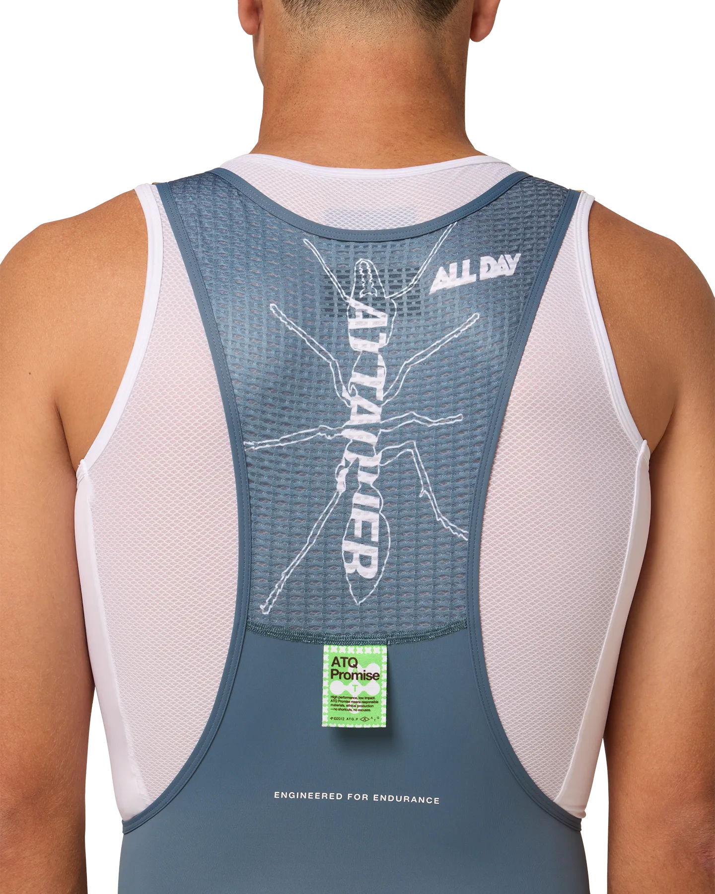 All Day Bib Short Steel-Attaquer-Attaquer
