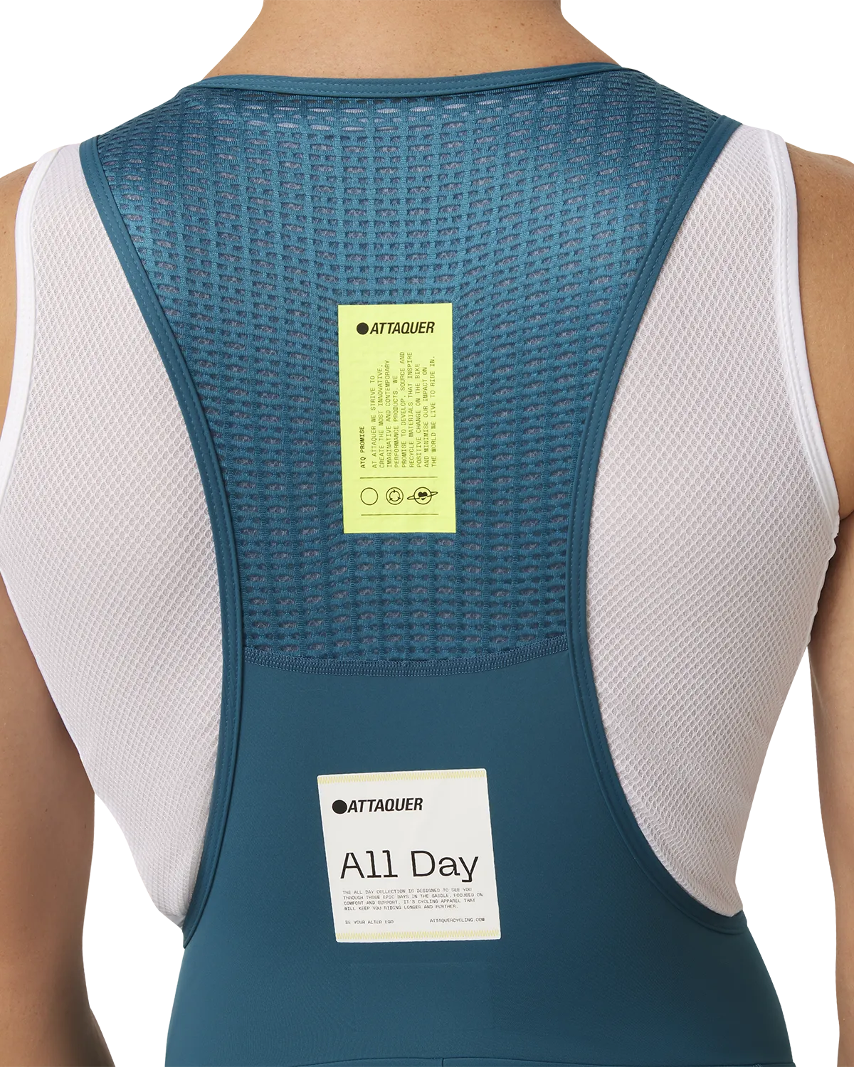 All Day Bib Short Topaz-Attaquer-Attaquer