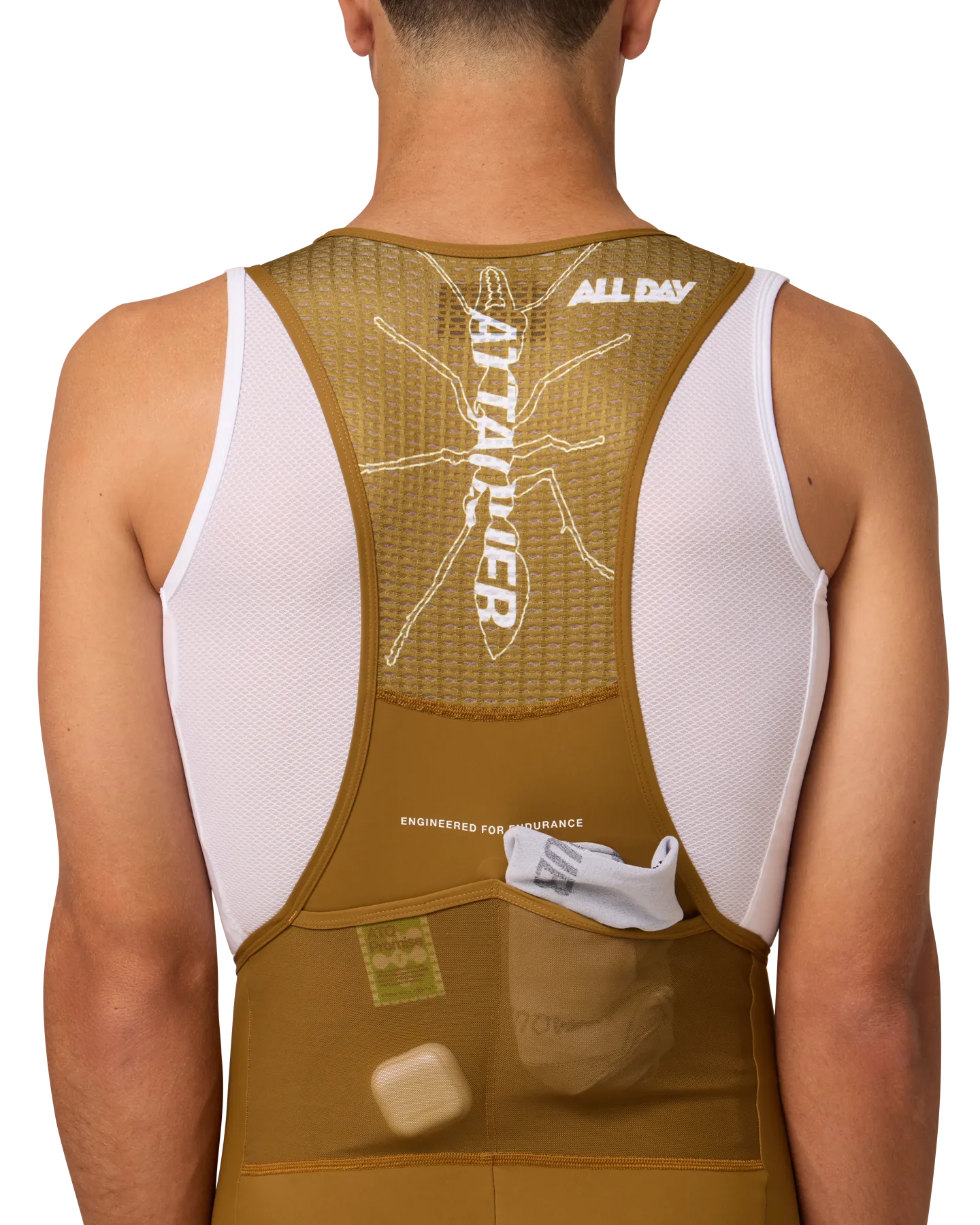 All Day Cargo Bib Short Dune-Attaquer-Attaquer