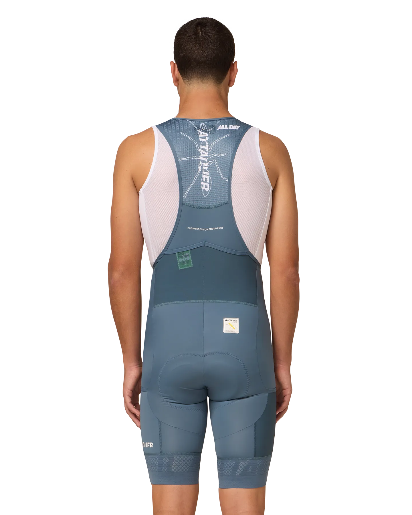 All Day Cargo Bib Short Steel-Attaquer-Attaquer