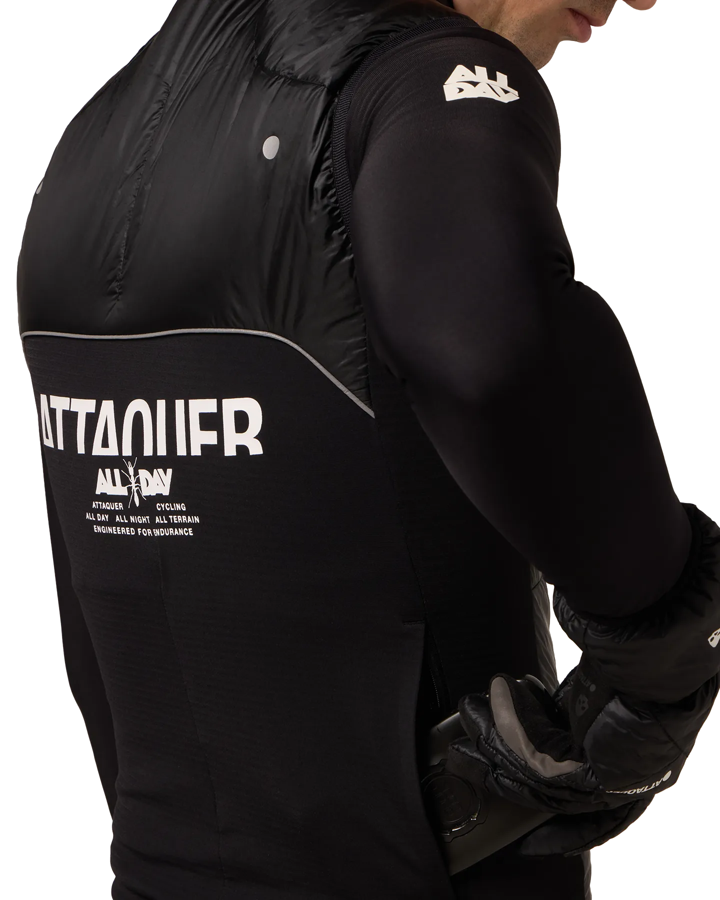 All Day Insulated Gilet Black-Attaquer-Attaquer