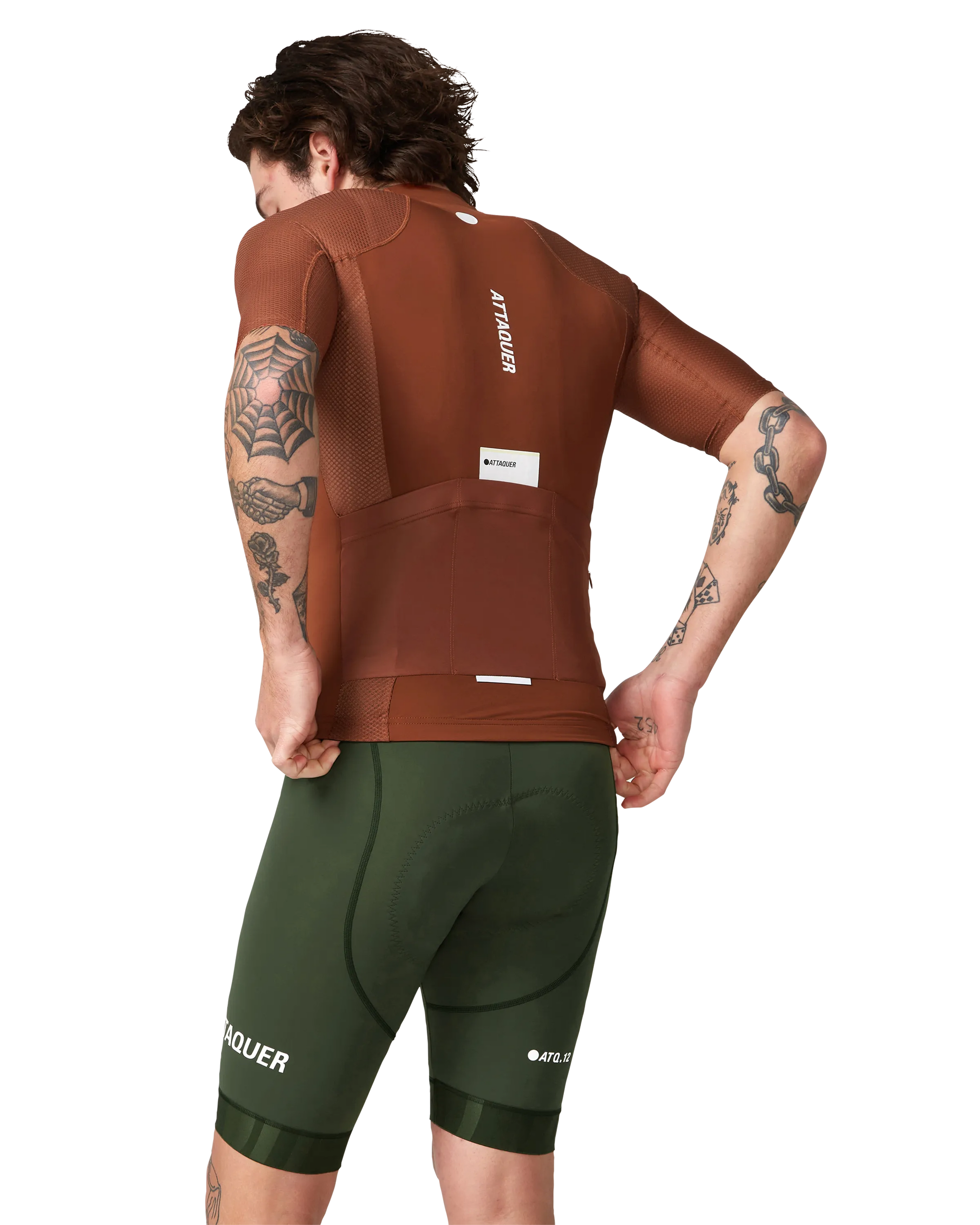 All Day Jersey Burnt Orange | Attaquer Cycling Jersey