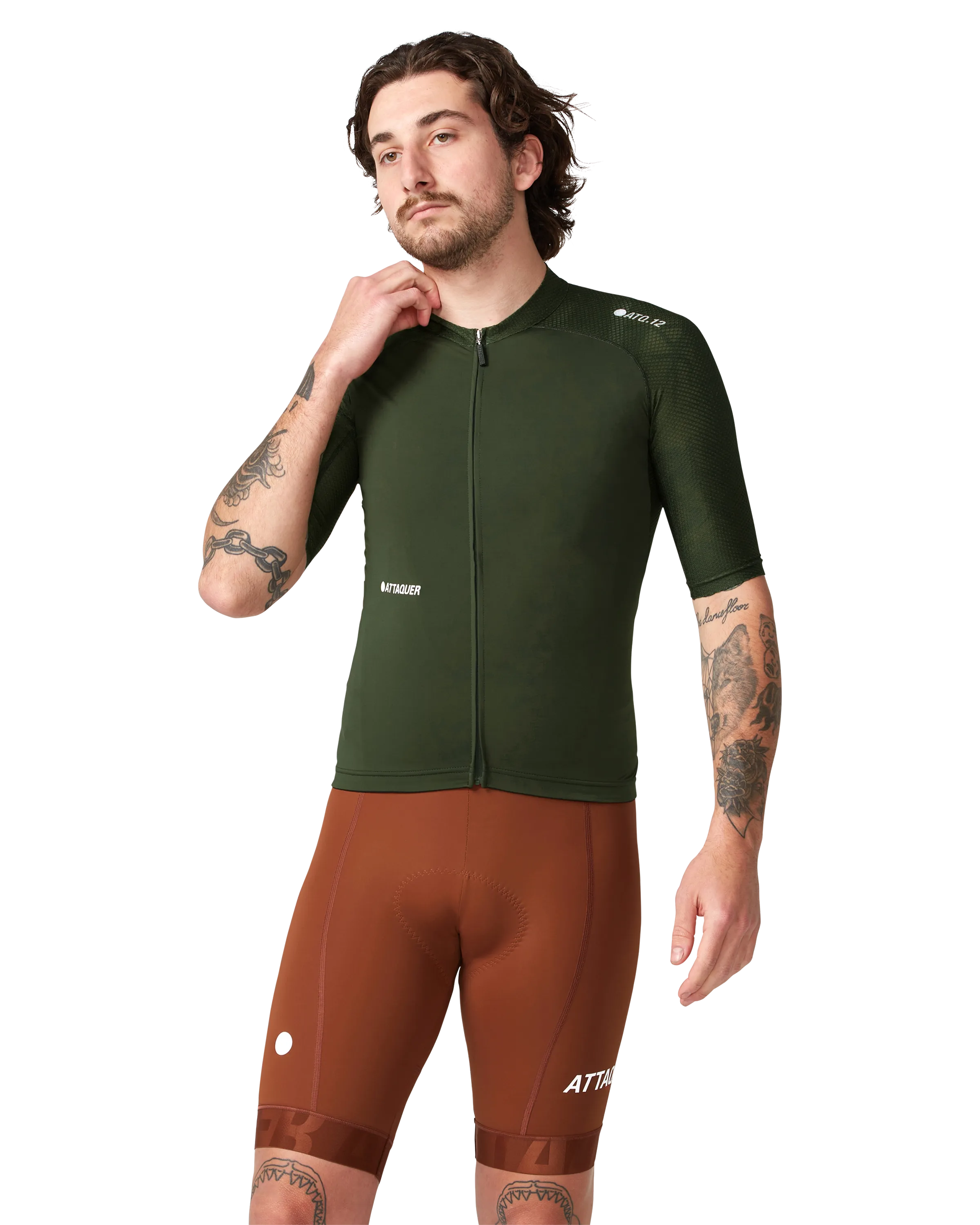 All Day Jersey Pine | Attaquer Cycling Jersey