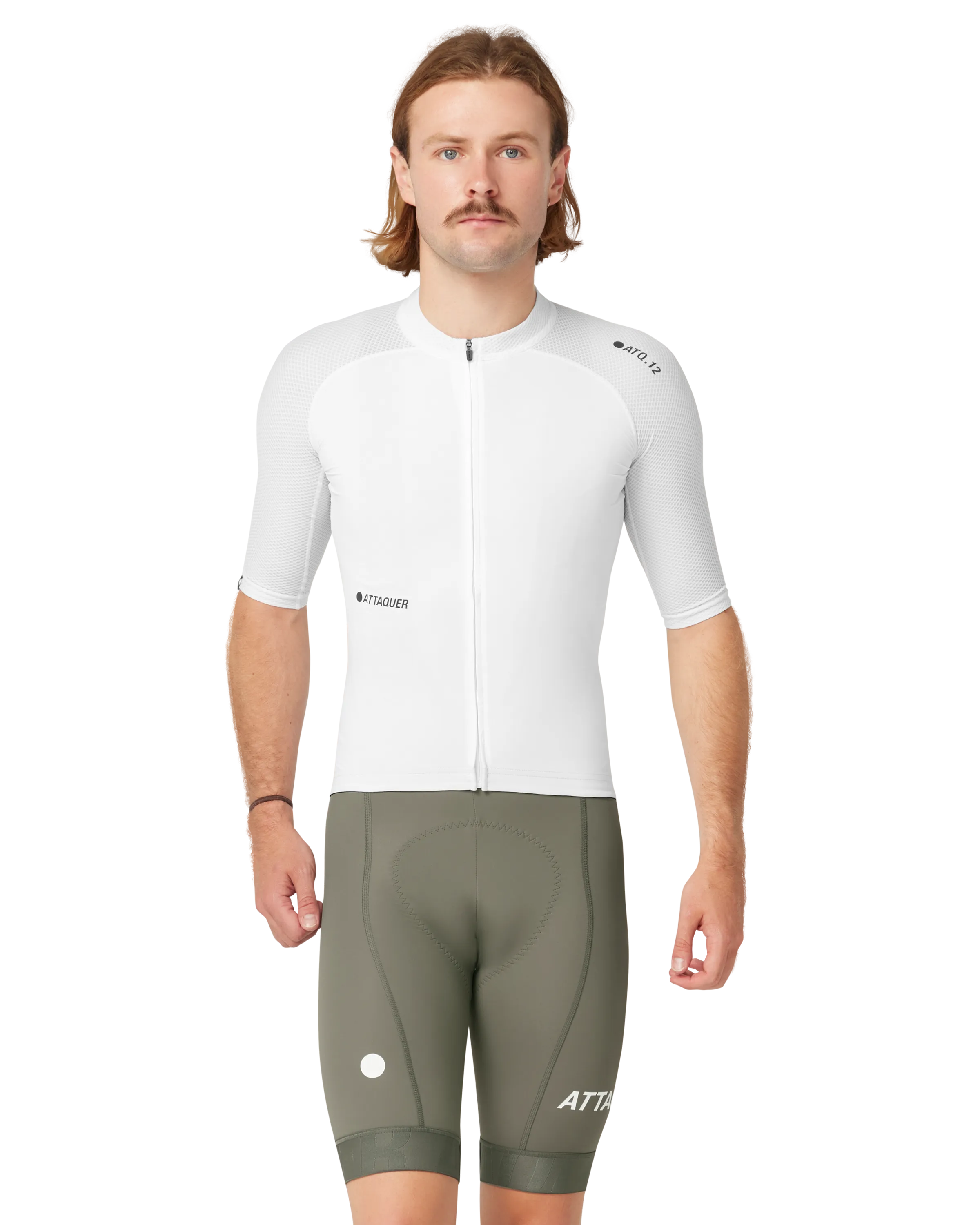 All Day Jersey White | Attaquer Cycling Jersey