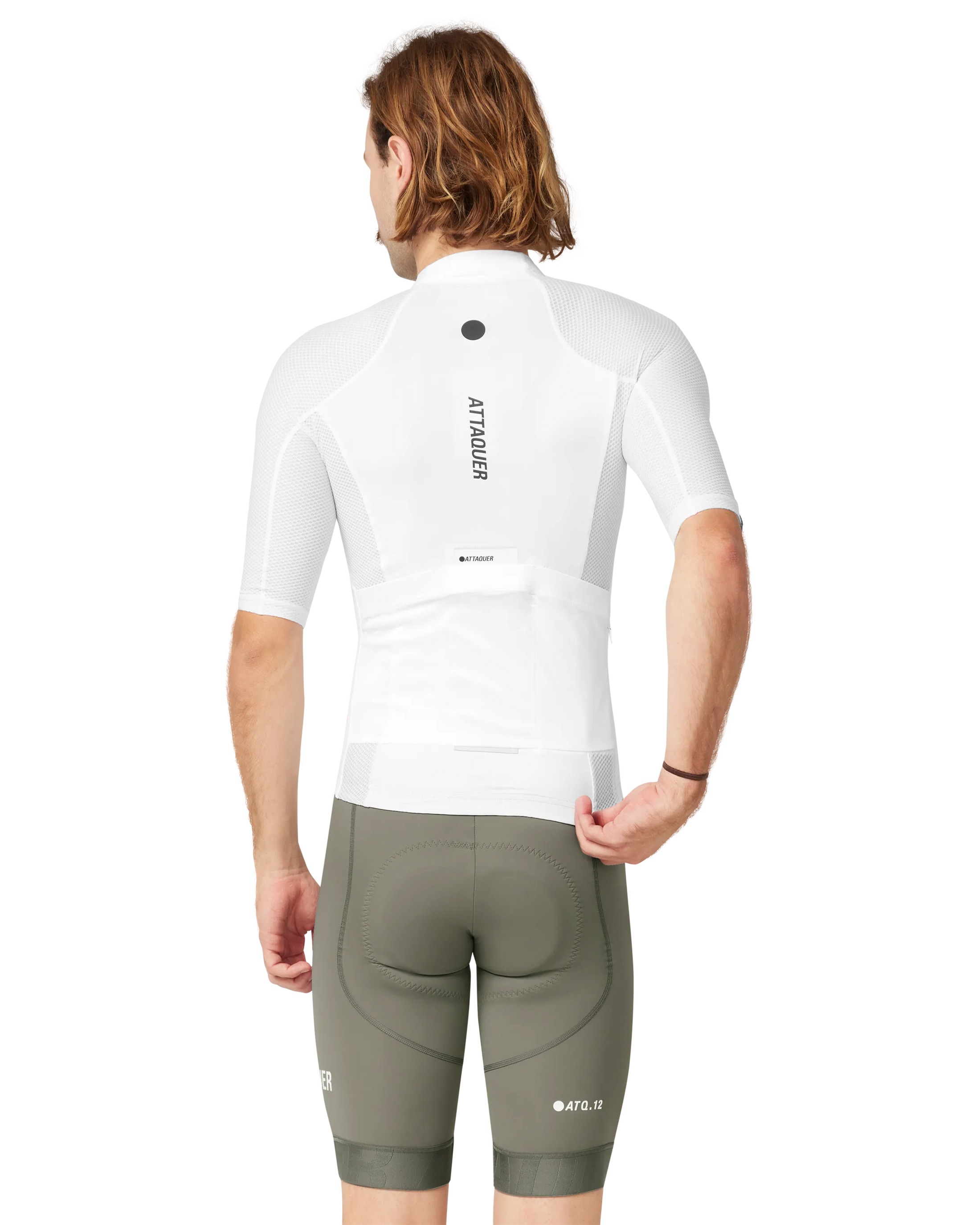 All Day Jersey White | Attaquer Cycling Jersey