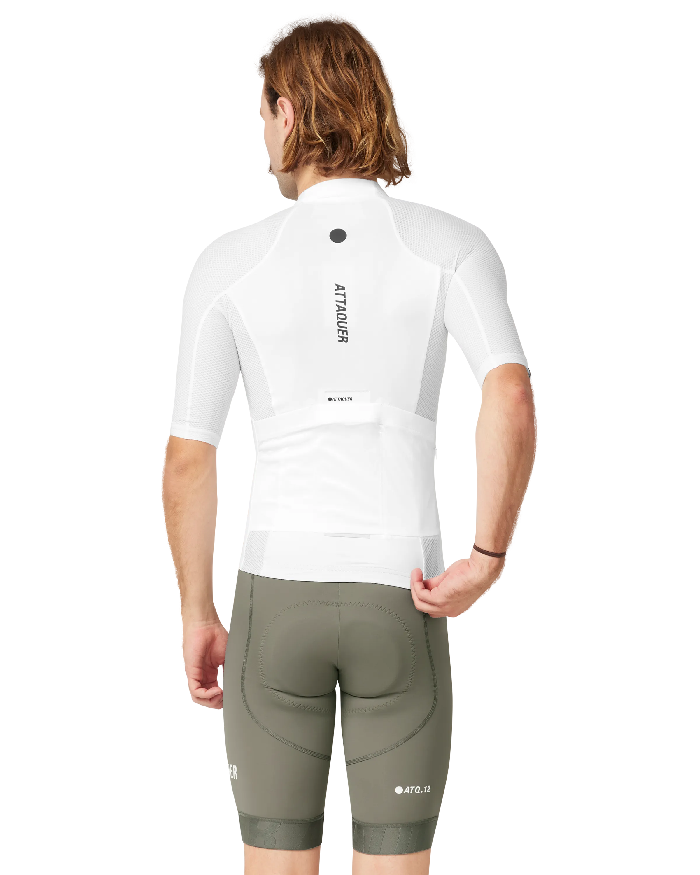 All Day Jersey White | Attaquer Cycling Jersey