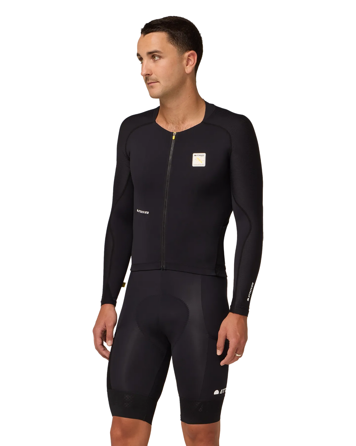 All Day Lightweight Long Sleeved Jersey Black-Attaquer-Attaquer
