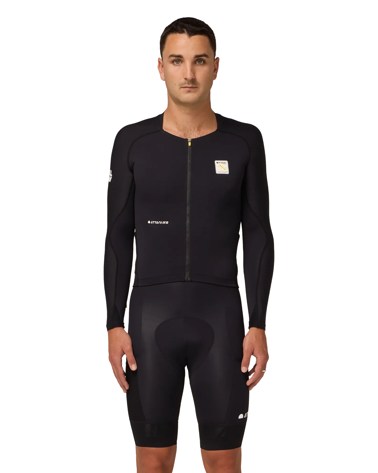 ウェア ATTAQUER Allday Jersey Men's L size All Day Lightweight Long Sleeved Jersey Black – Attaquer