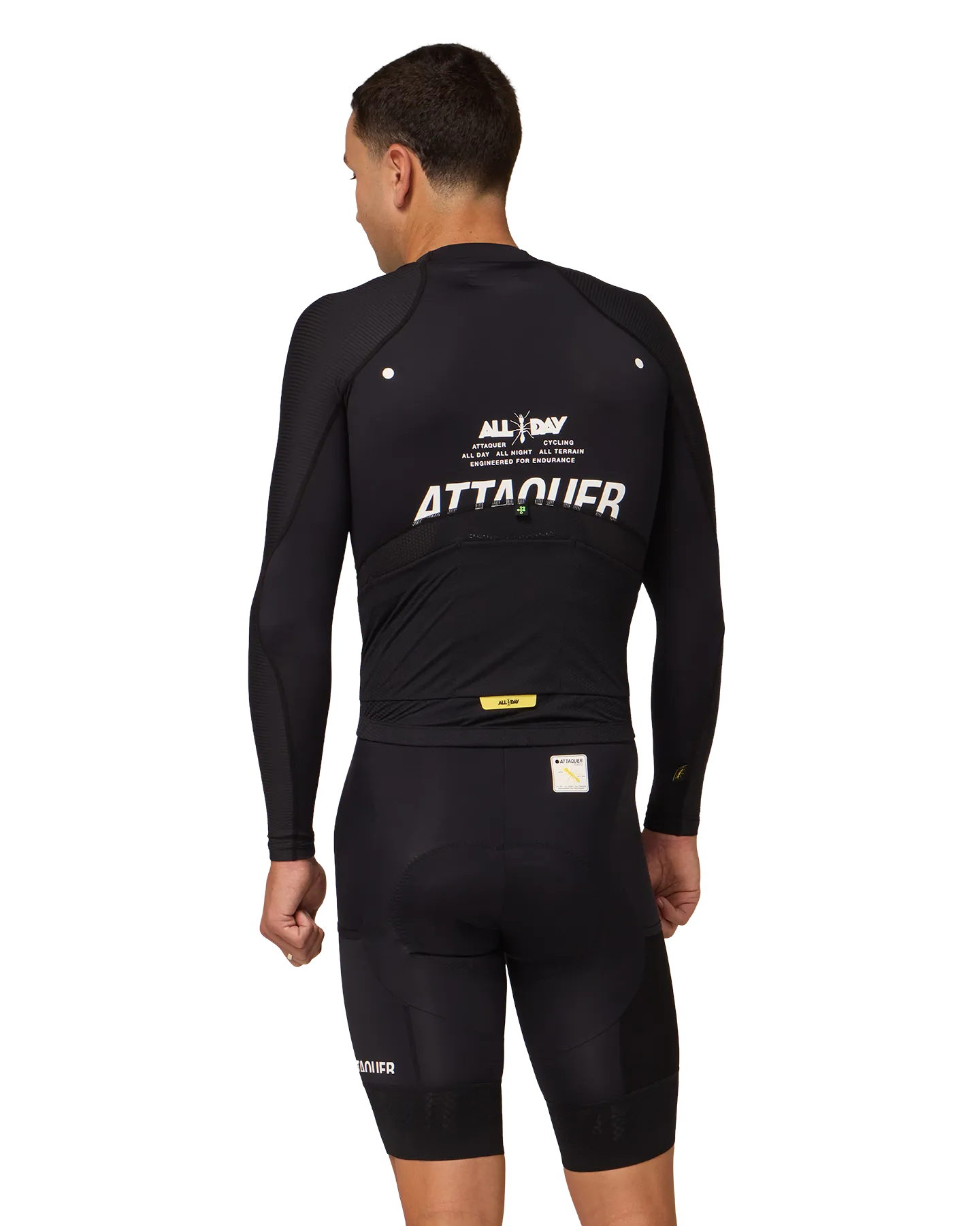All Day Lightweight Long Sleeved Jersey Black – Attaquer
