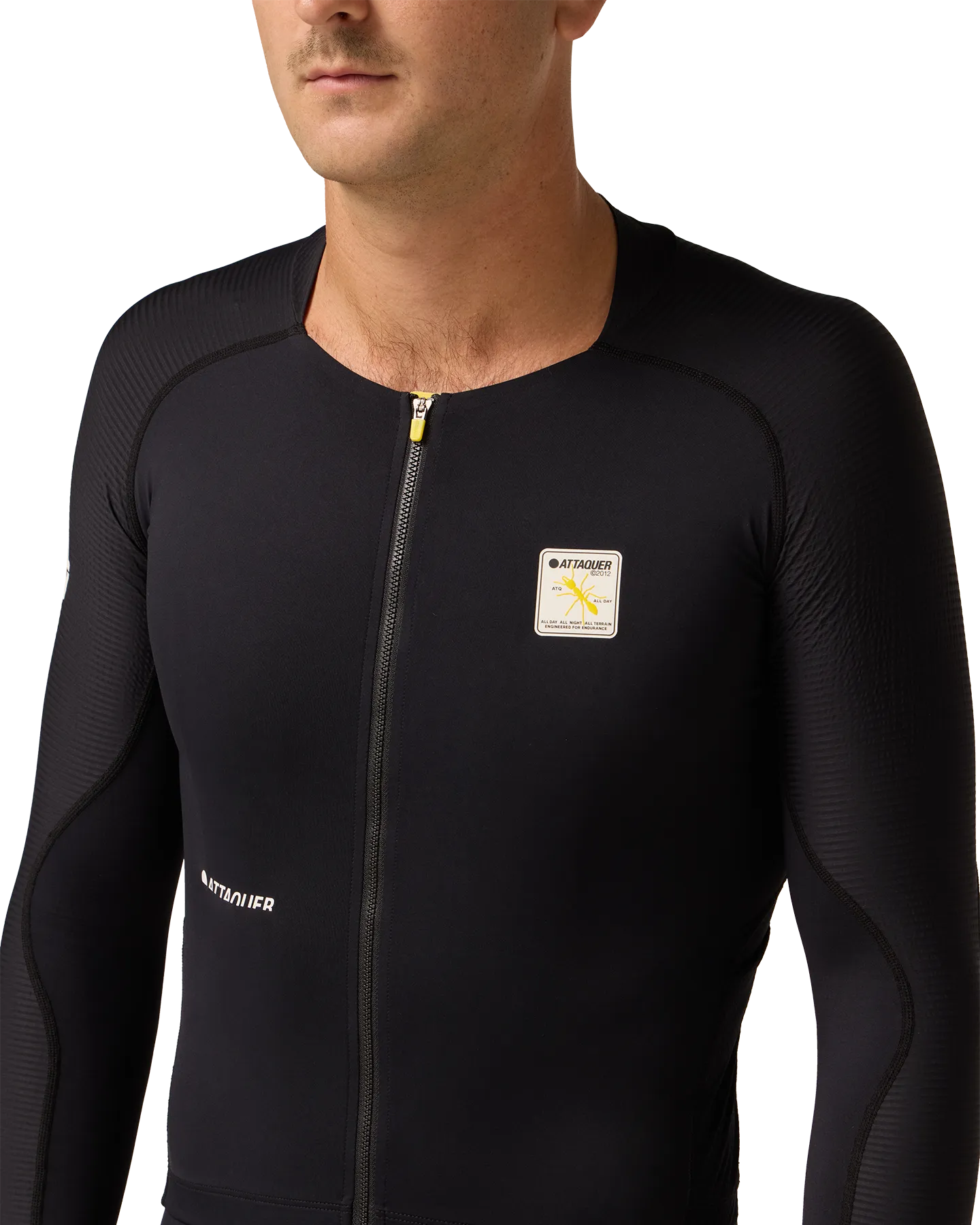 All Day Lightweight Long Sleeved Jersey Black-Attaquer-Attaquer